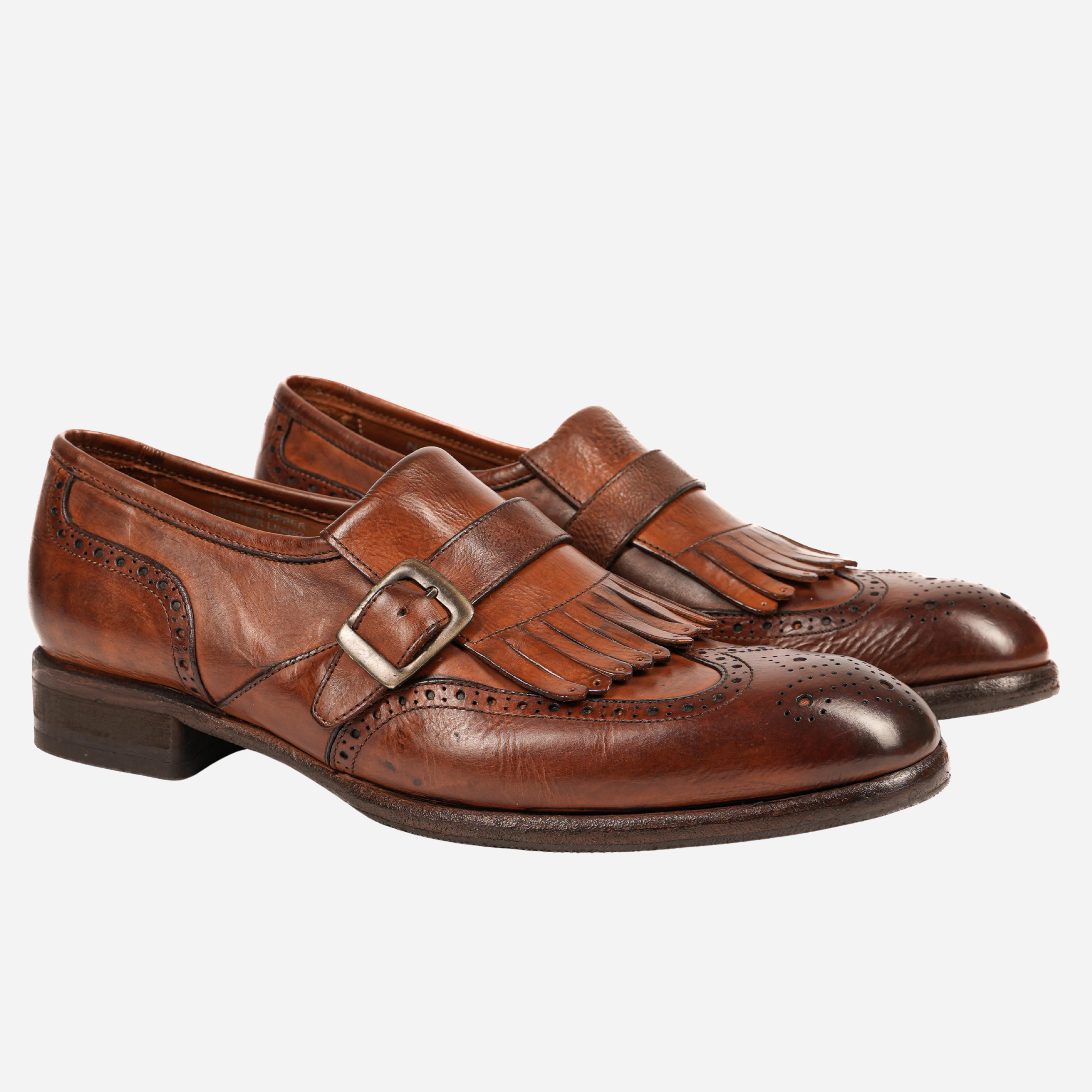 NINFA Loafers con frangia e fibbia Marrone NINFA -MRR ROSSO FIORENTINO
