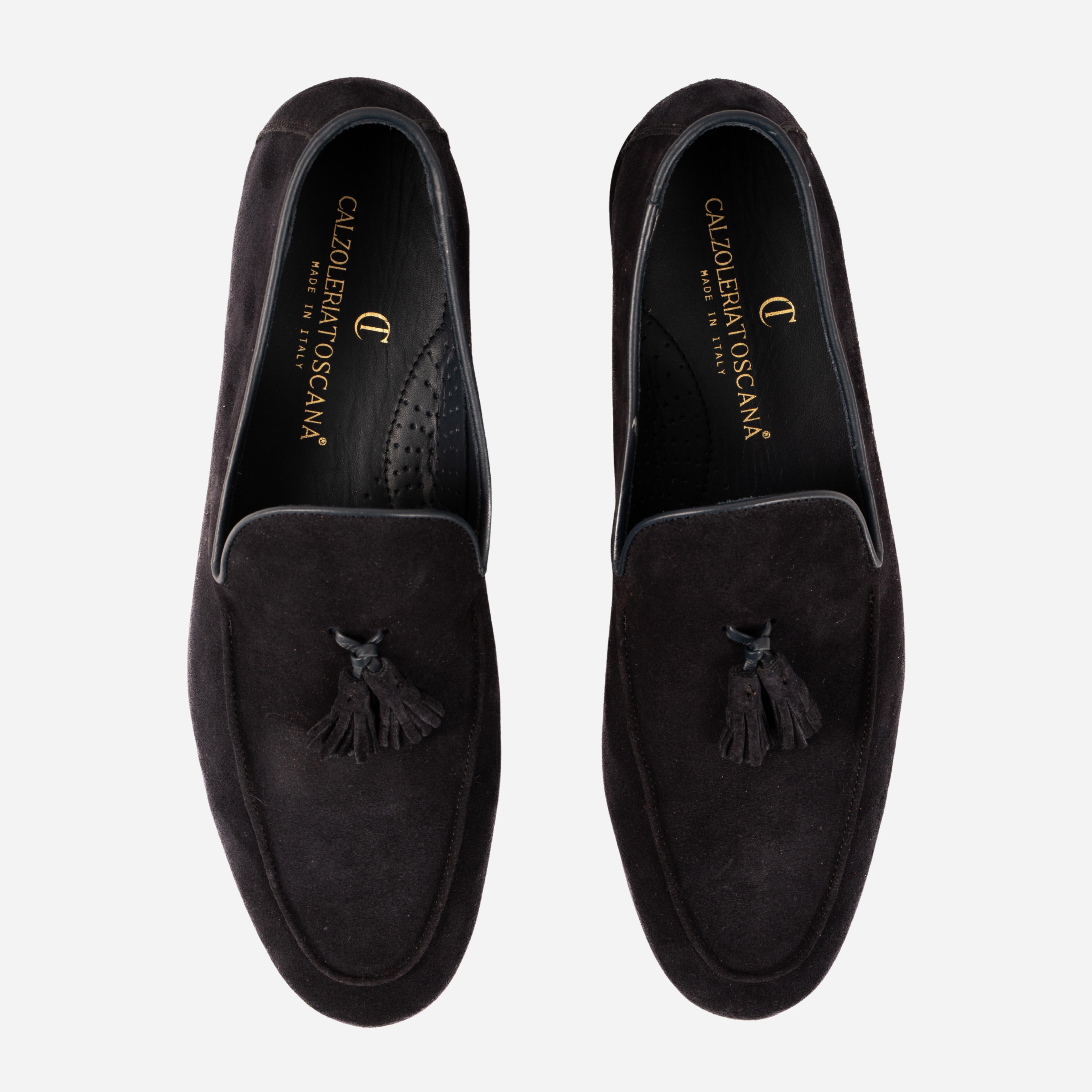 ZOLA - Mocassino Loafer con Nappine Blu ZOLA -RVSBLU CALZOLERIA TOSCANA 339