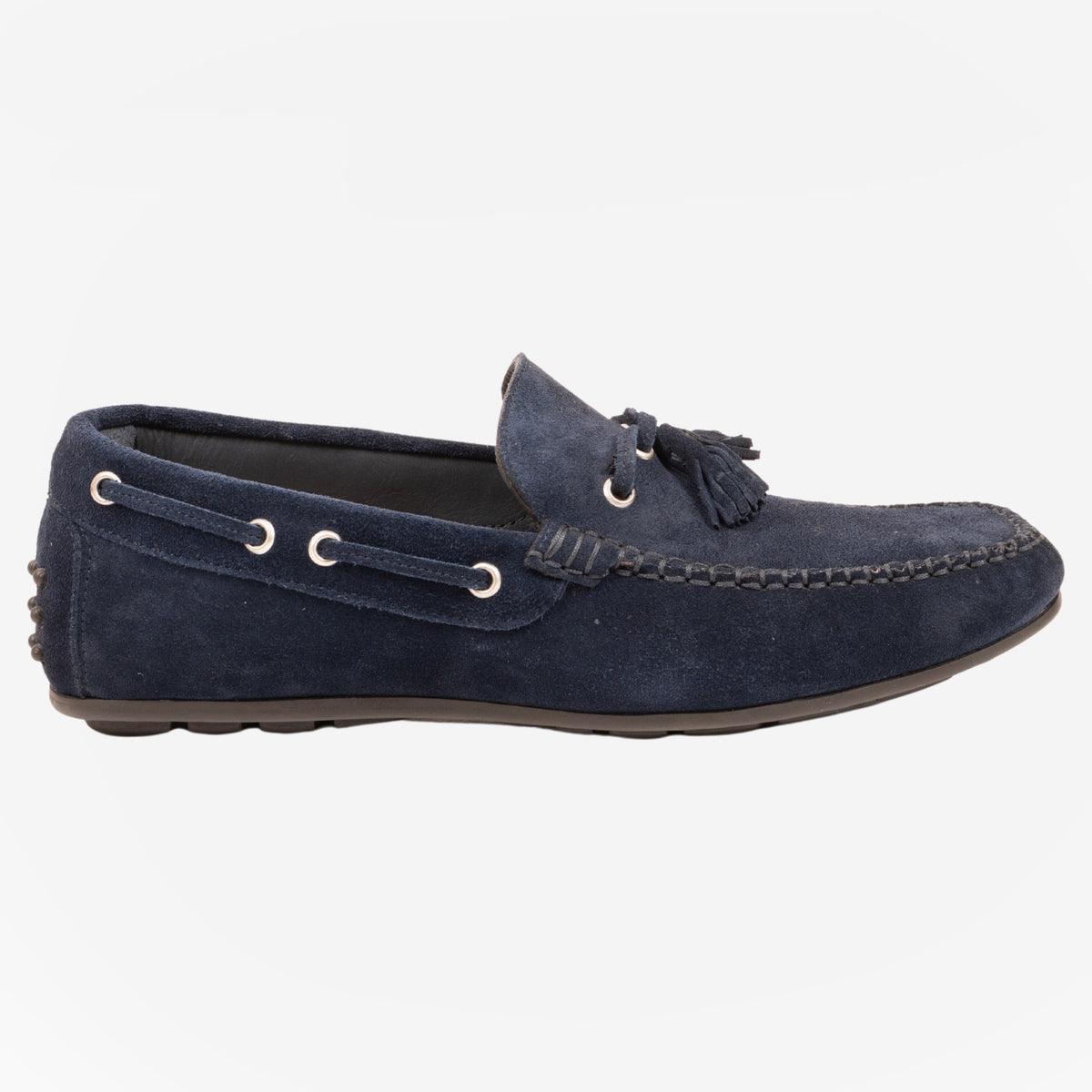 Dusino - Mocassino nappine barca Blu Disco DUSINO -BLD CALZOLERIA TOSCANA 339 