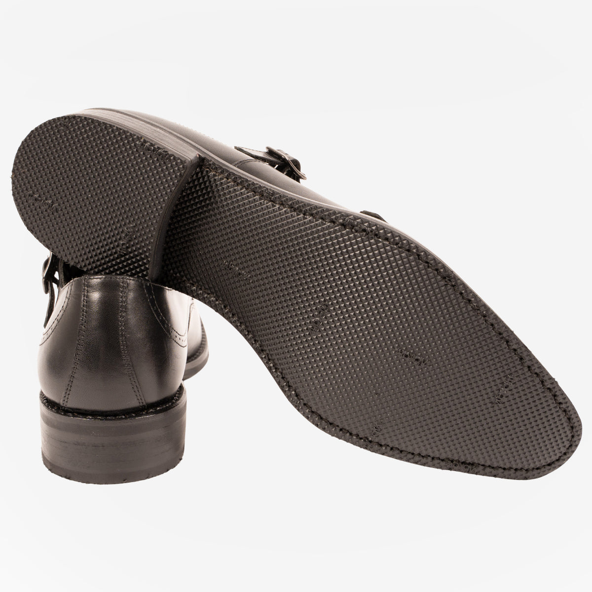 Zonca - Derby doppia fibbia fiore Nero ZONCA -NRO CALZOLERIA TOSCANA 339-RAPIDA 