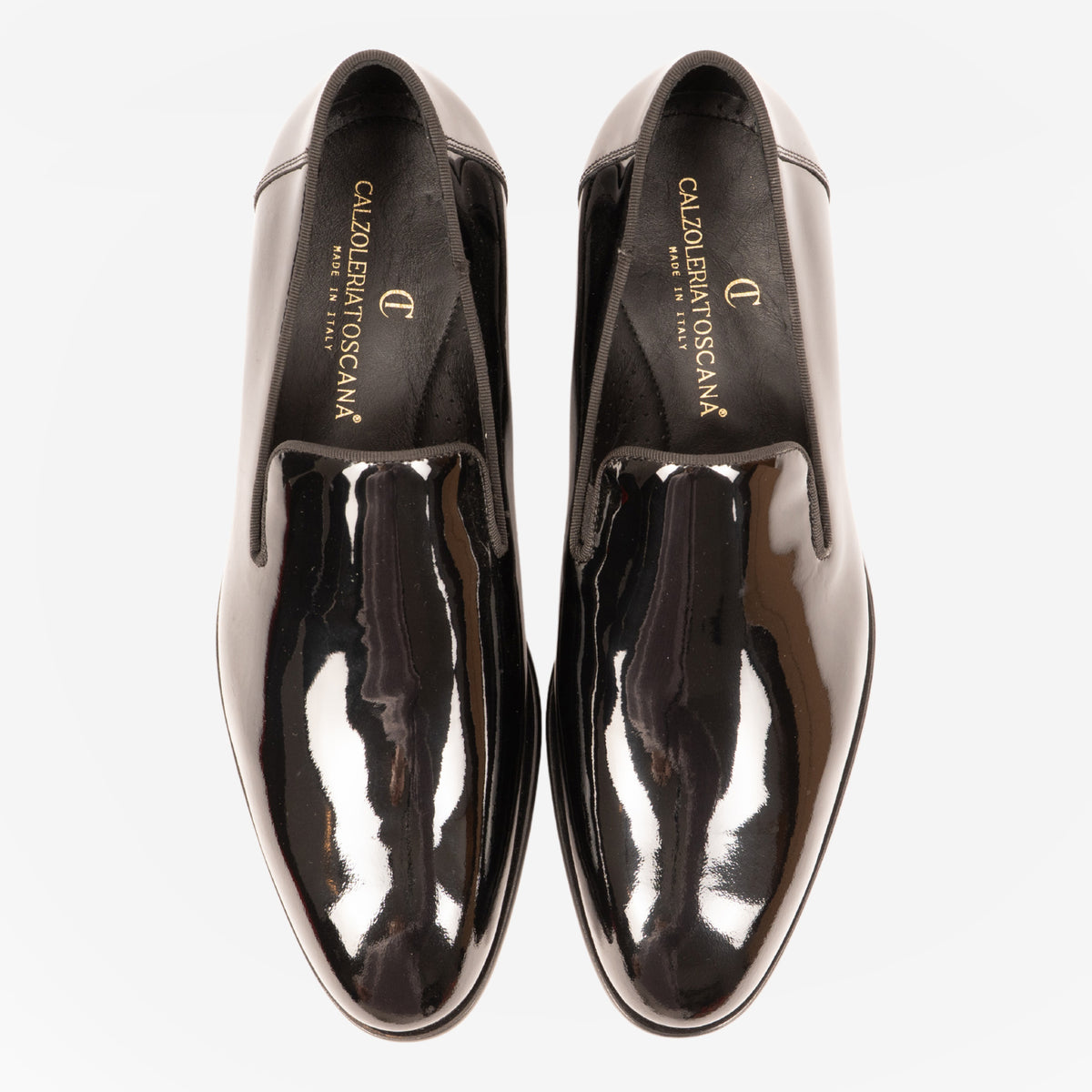 Borvo - Loafers liscia bordata Nero BORVO -VRNNRO CALZOLERIA TOSCANA 339 