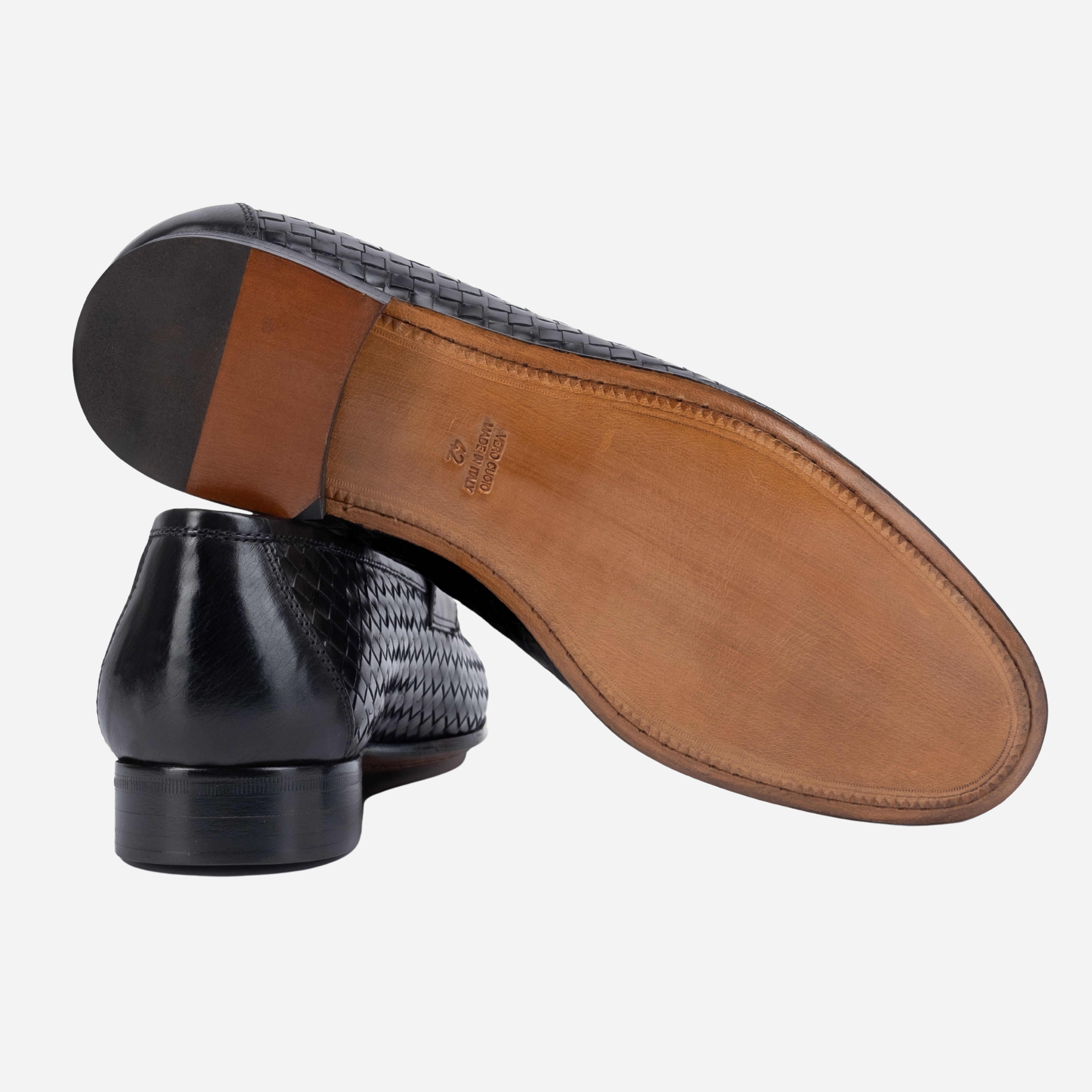 FORANO - Mocassino Loafer intrecciato Nero FORANO -NRO CALZOLERIA TOSCANA 339 