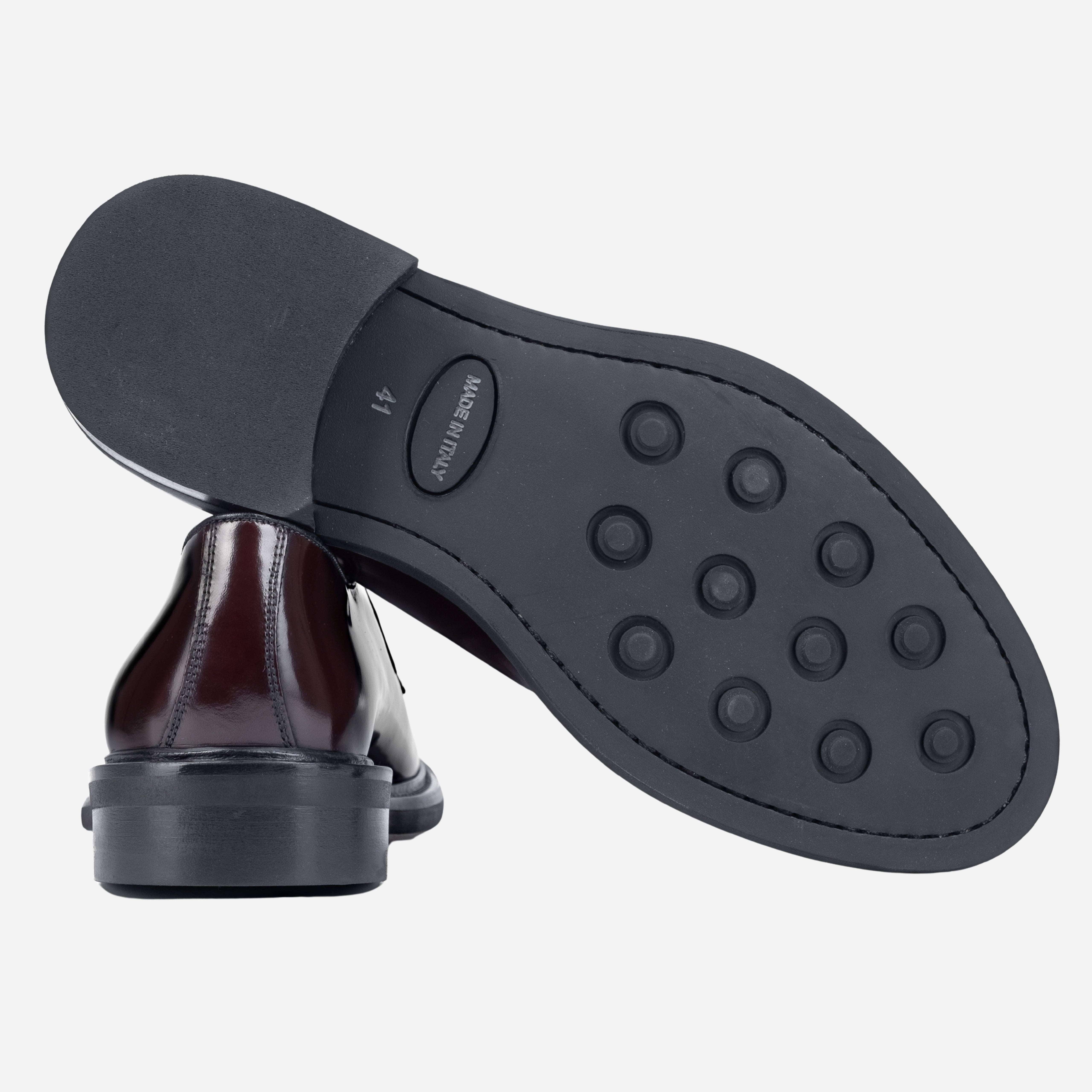 KIMON - Derby in Pelle Liscia Bordeaux KIMON -ABRBRD CALZOLERIA TOSCANA 339 