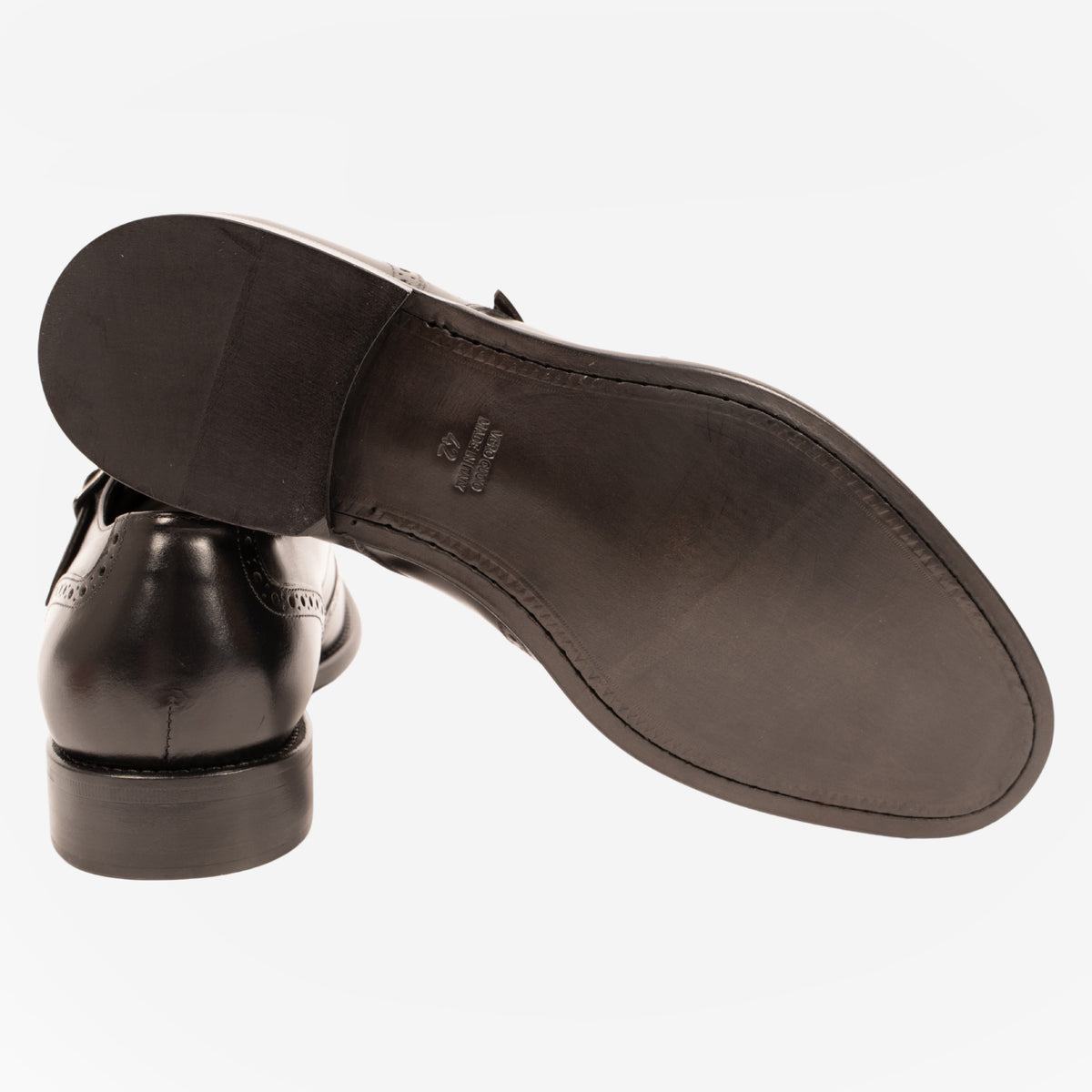 Mineo - Derby doppia fibbia duilio fiore Nero MINEO -WSTNRO CALZOLERIA TOSCANA 339 