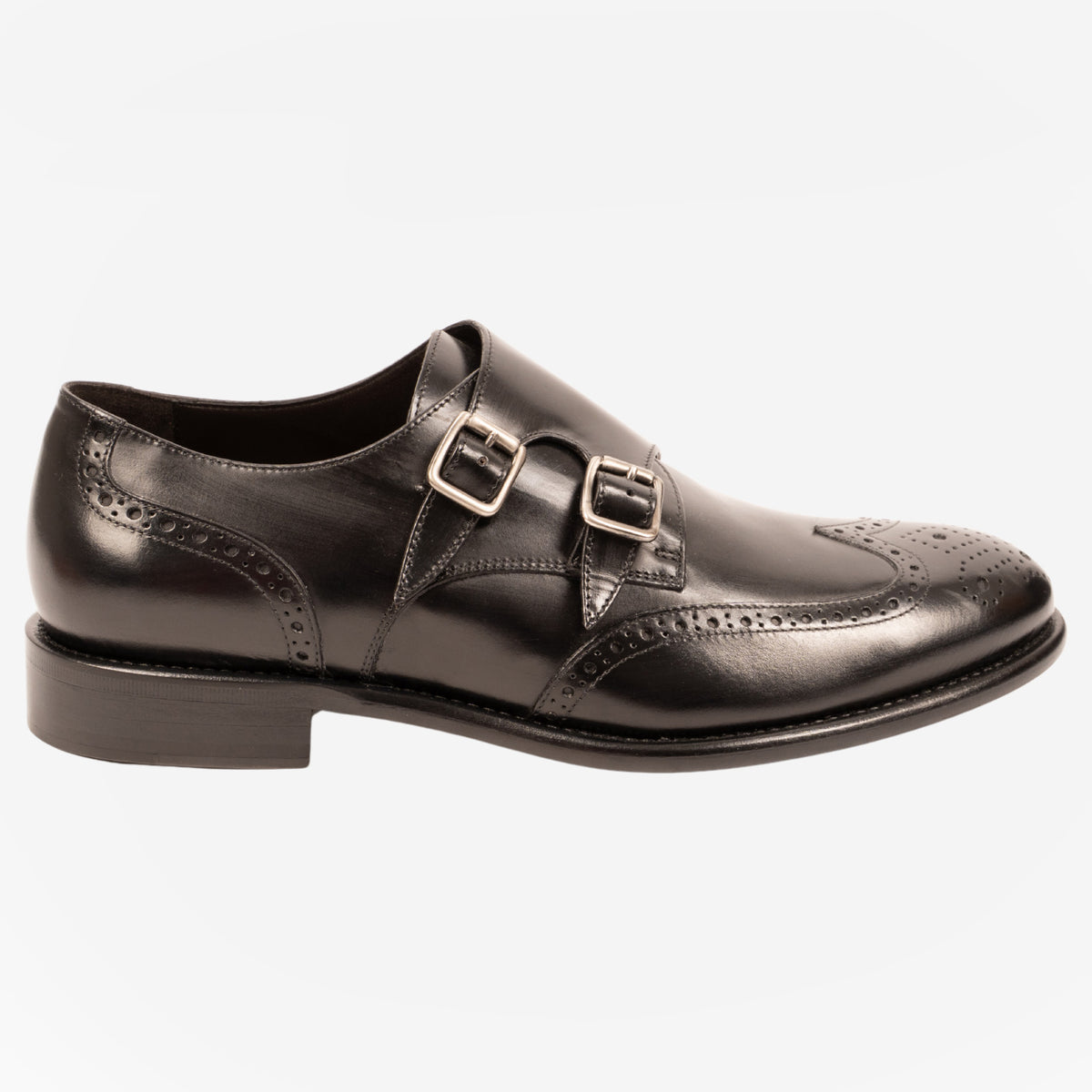Mineo - Derby doppia fibbia duilio fiore Nero MINEO -WSTNRO CALZOLERIA TOSCANA 339 