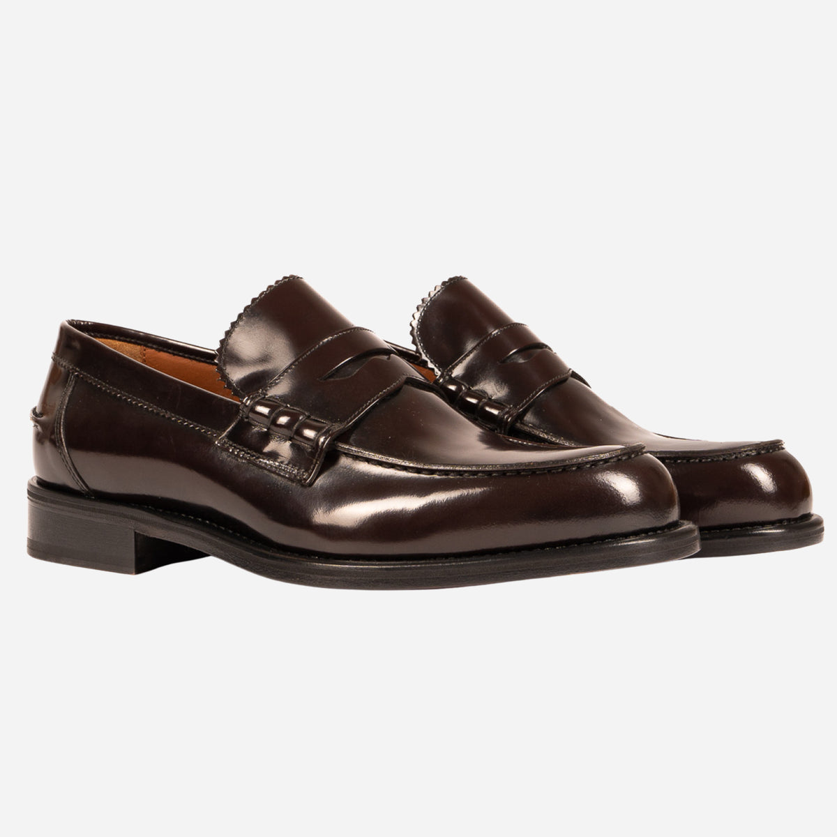 TRES - Mocassino Loafer Bordeaux<BR/> TRES -CRDBRD CALZOLERIA TOSCANA 339 