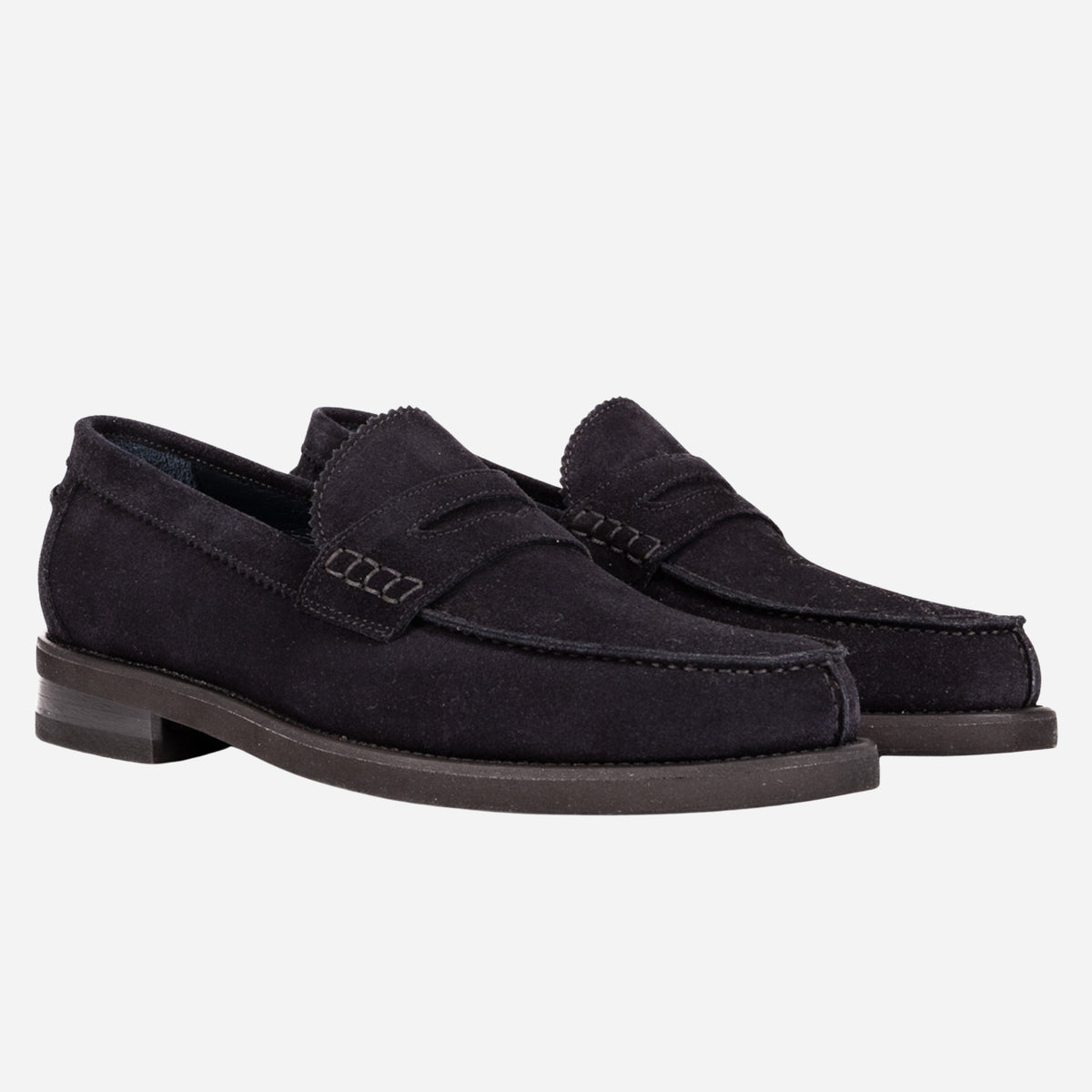 ZEVIO - Mocassino Loafer Blu<BR/> ZEVIO -RVSBLU CALZOLERIA TOSCANA 339 