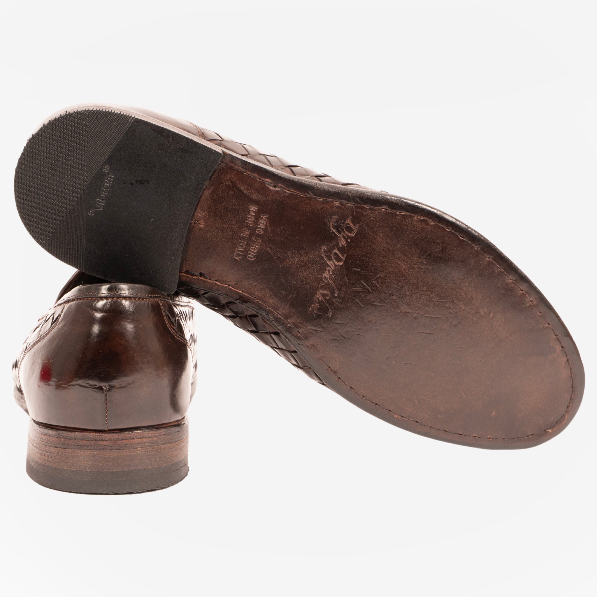 Braone - Loafers intrecciata Testa di moro BRAONE -TDM ROSSO FIORENTINO 