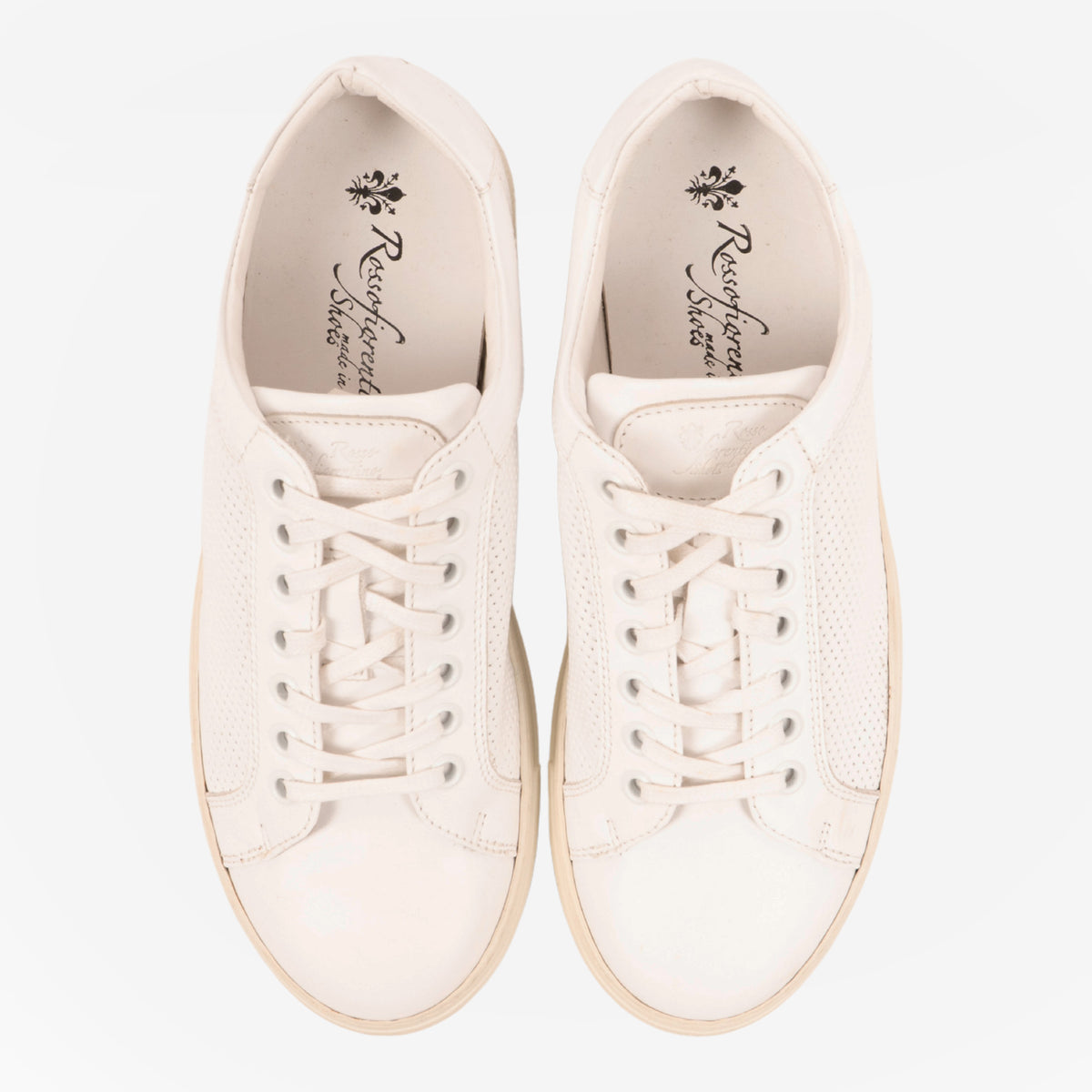 Briona - Sneakers Bianco BRIONA -BNC ROSSO FIORENTINO 
