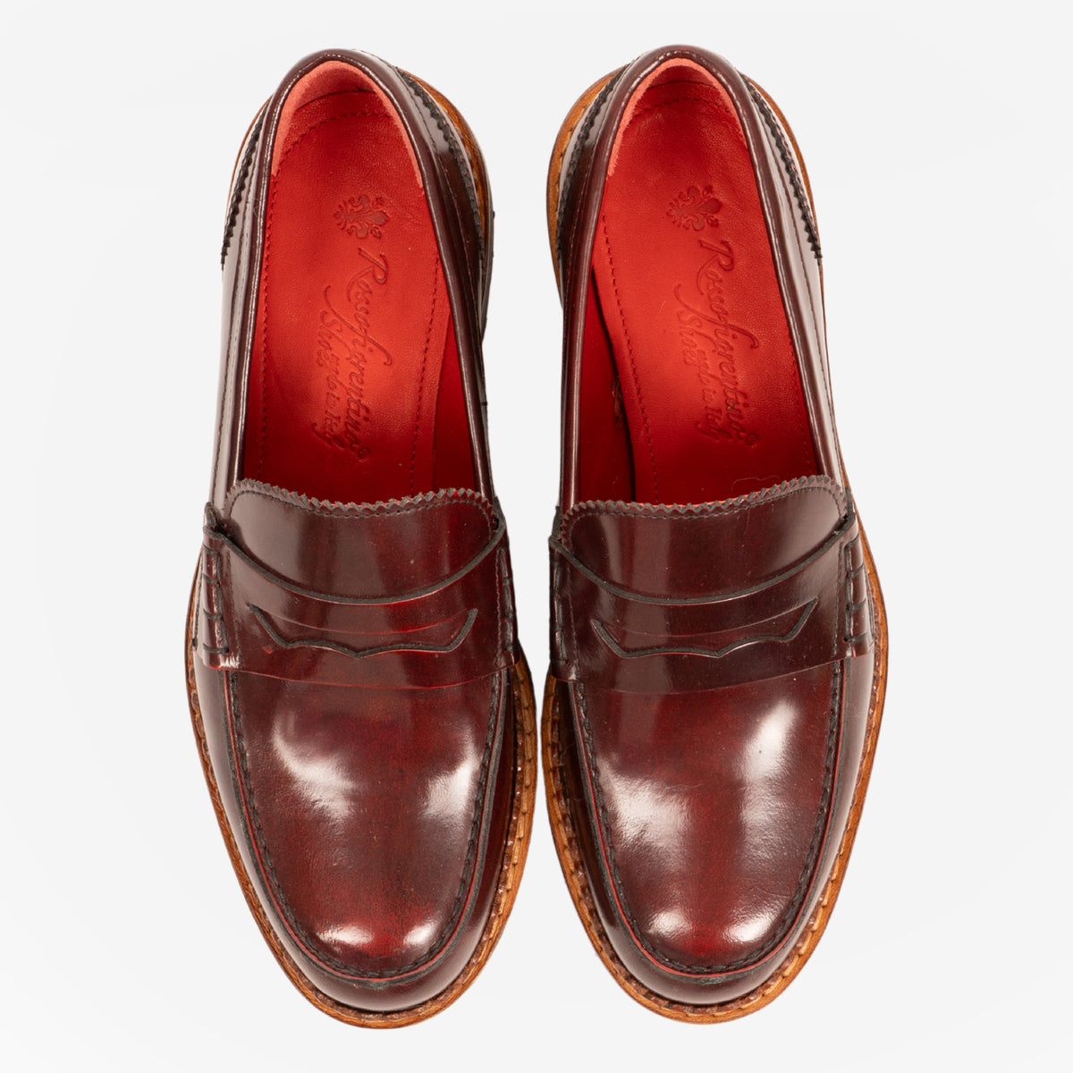 Lana - Loafers college penny donna Porpora LANA -CRDPRP ROSSO FIORENTINO 