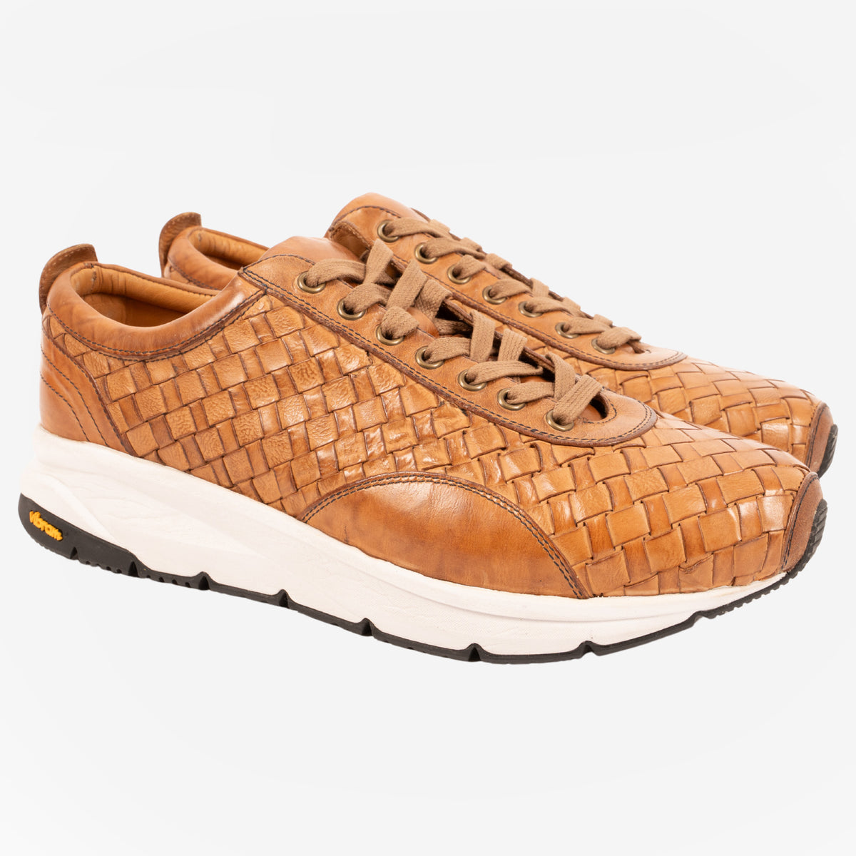 Lirio - Sneakers runner intrecciata Cuoio LIRIO -CUO ROSSO FIORENTINO 