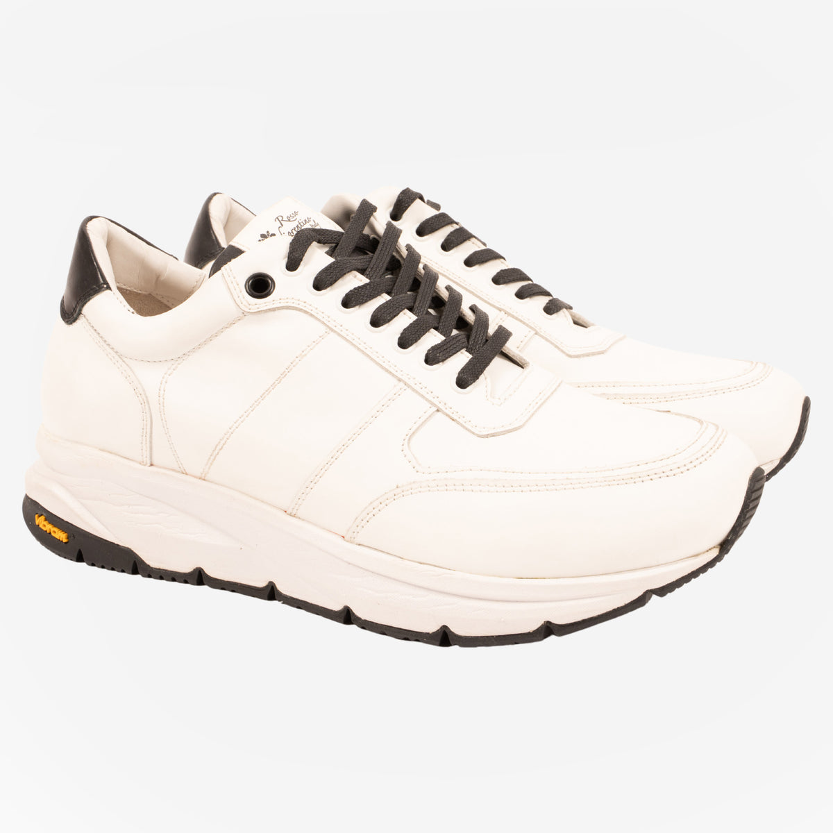Manta - Sneakers runner Bianco e nero MANTA -BNCNRO ROSSO FIORENTINO 