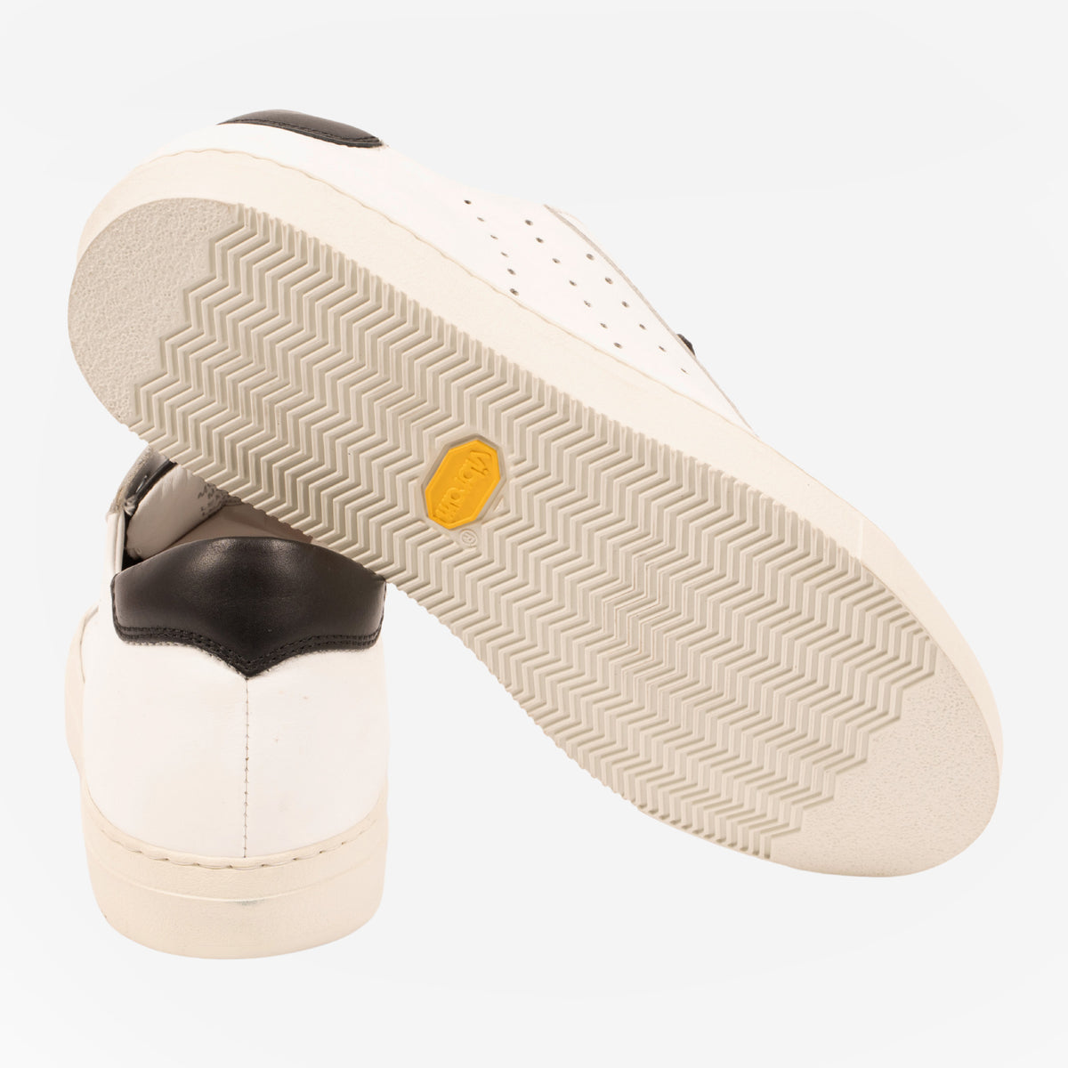 Modica - Sneakers Bianco e nero MODICA -BNCNRO ROSSO FIORENTINO 