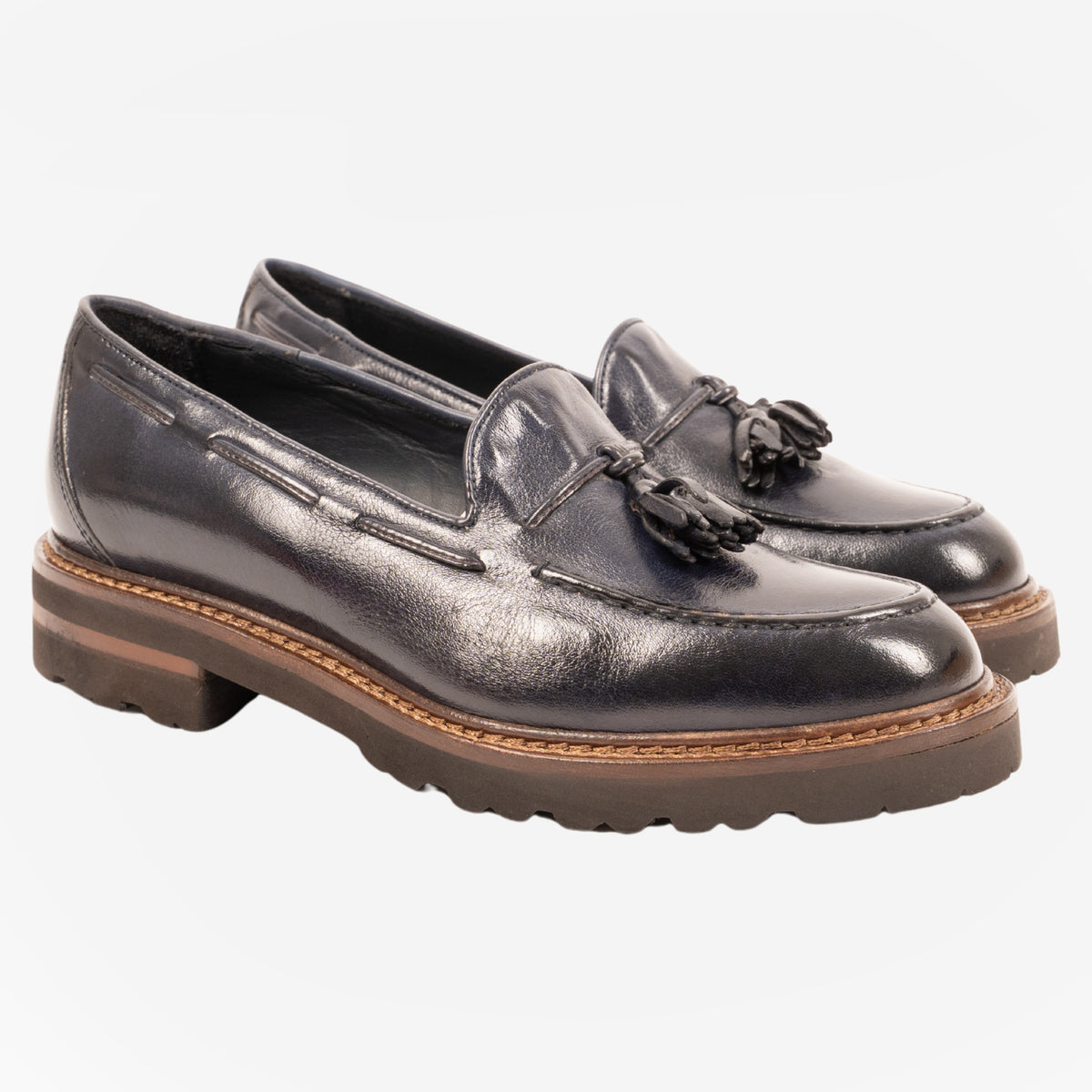 Numana - Loafers nappine Blu NUMANA -BLU ROSSO FIORENTINO 