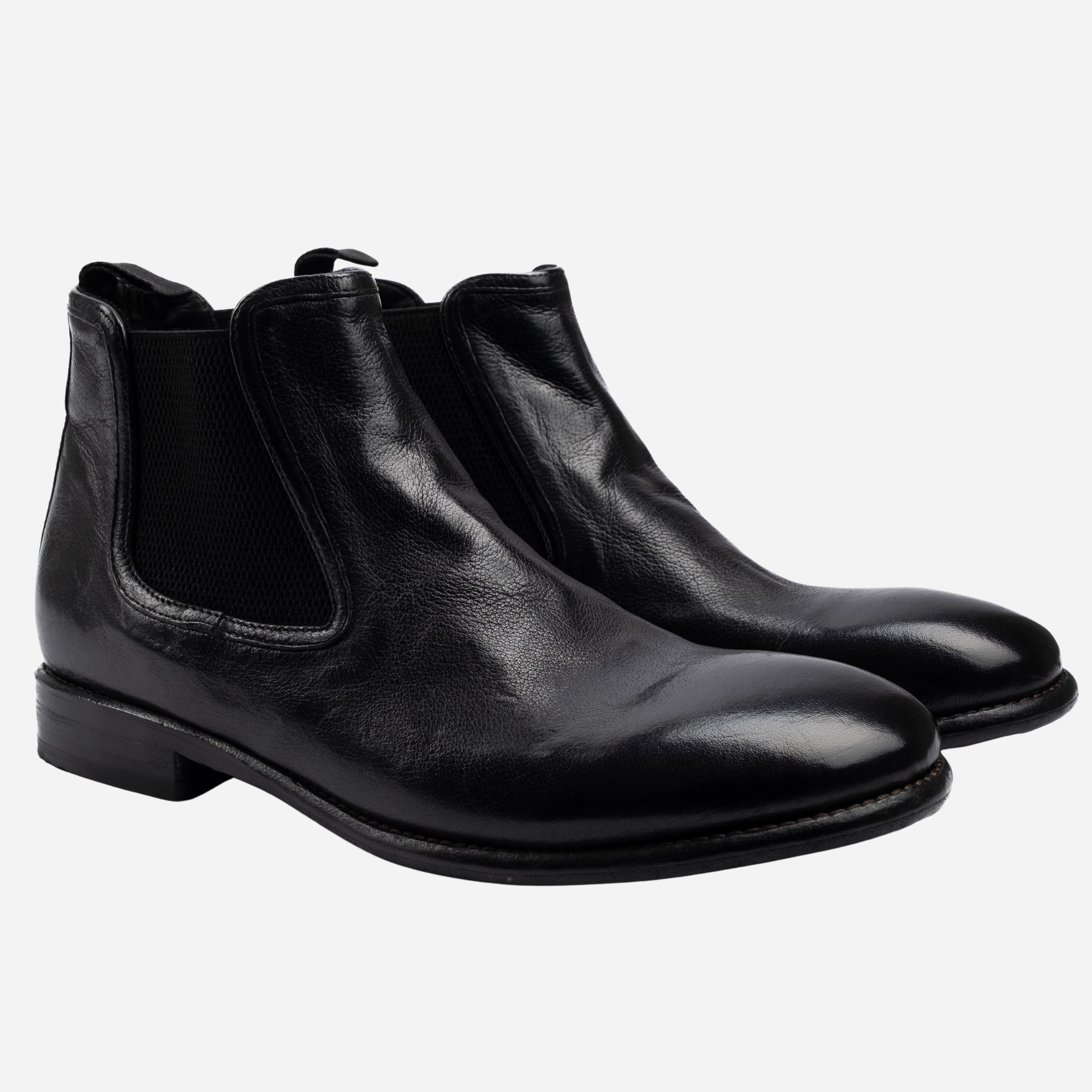 TARANO - Stivaletto Chelsea Boot Nero TARANO -NRO ROSSO FIORENTINO 