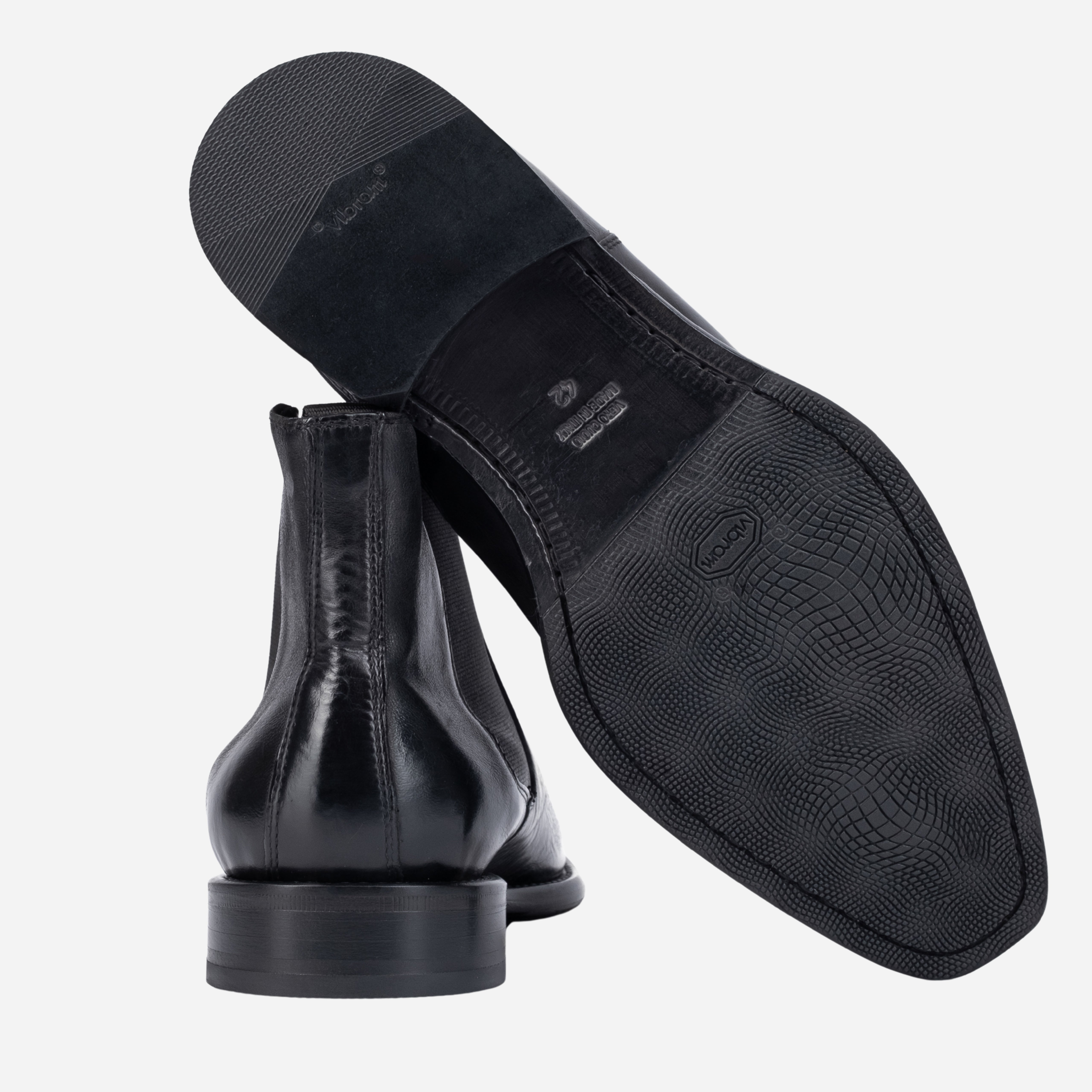 TARANO - Stivaletto Chelsea Boot Nero TARANO -NRO ROSSO FIORENTINO 