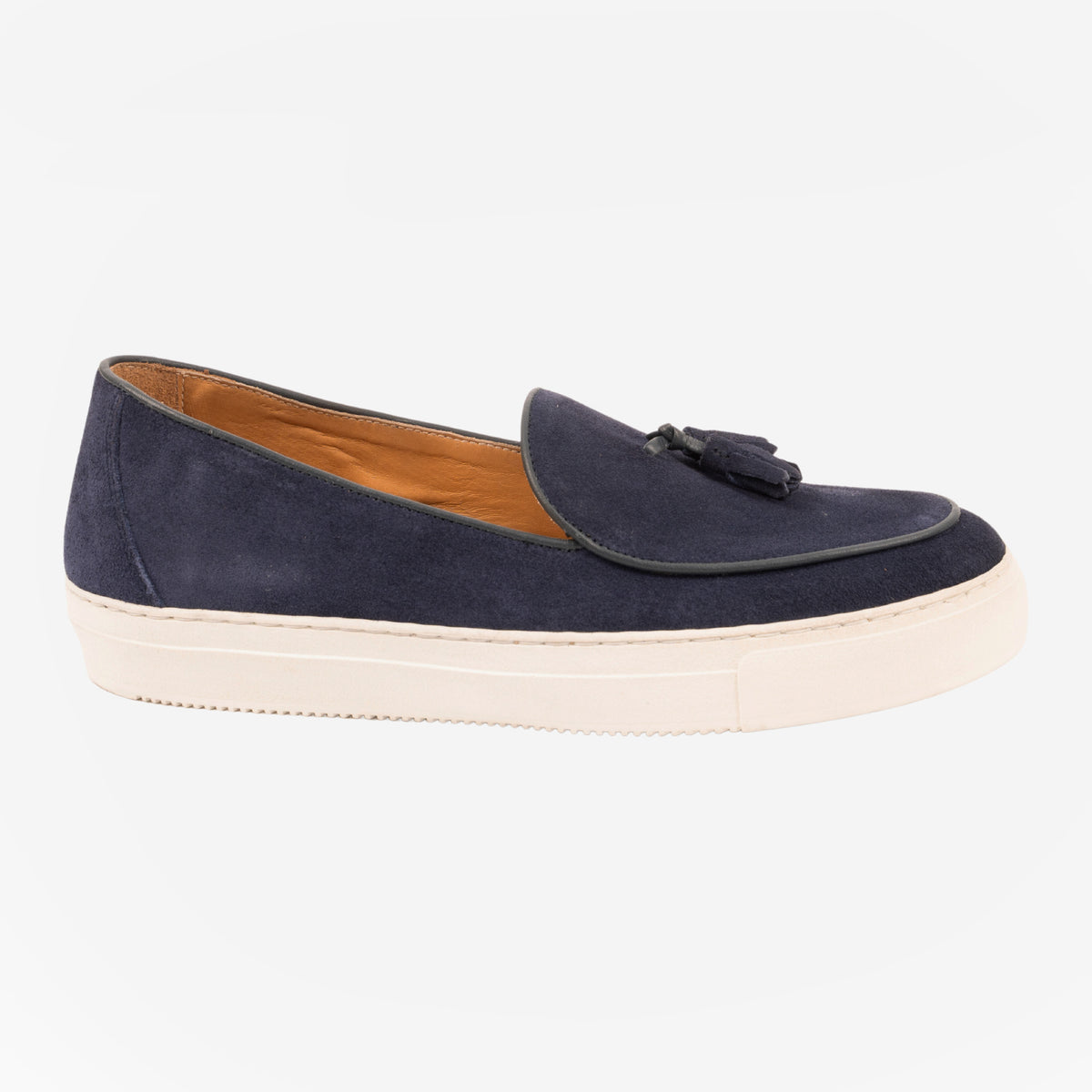 Trani - Loafers nappine brillata Blu TRANI -BLDBLU ROSSO FIORENTINO 