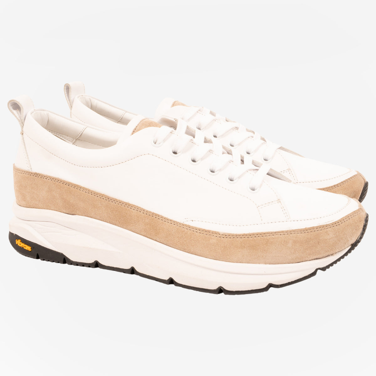 Vieste - Sneakers runner Bianco e sabbia VIESTE -BNCSBB ROSSO FIORENTINO 