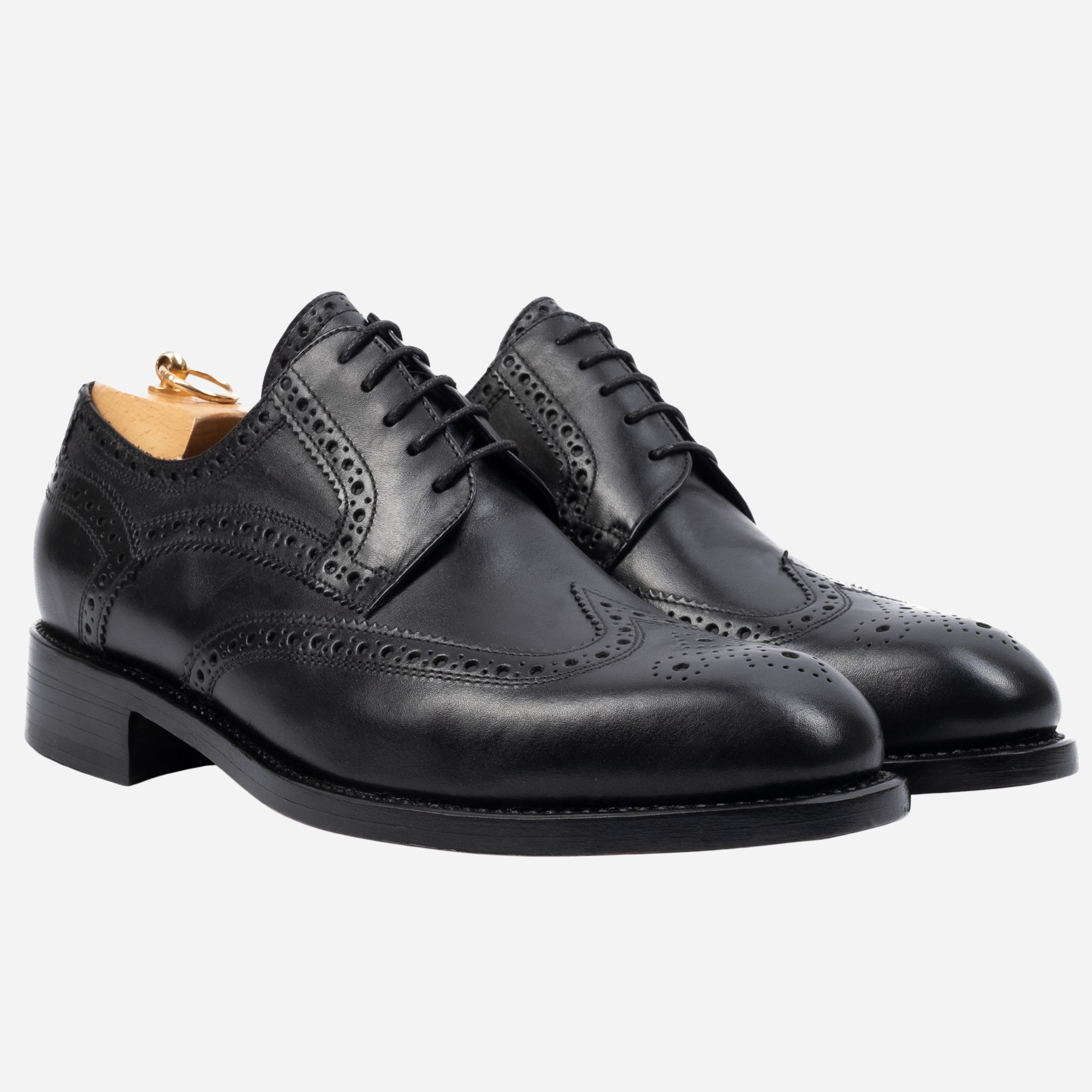 LARI  Derby in Pelle Dark Nero LARI -NRO CALZOLERIA TOSCANA 319 