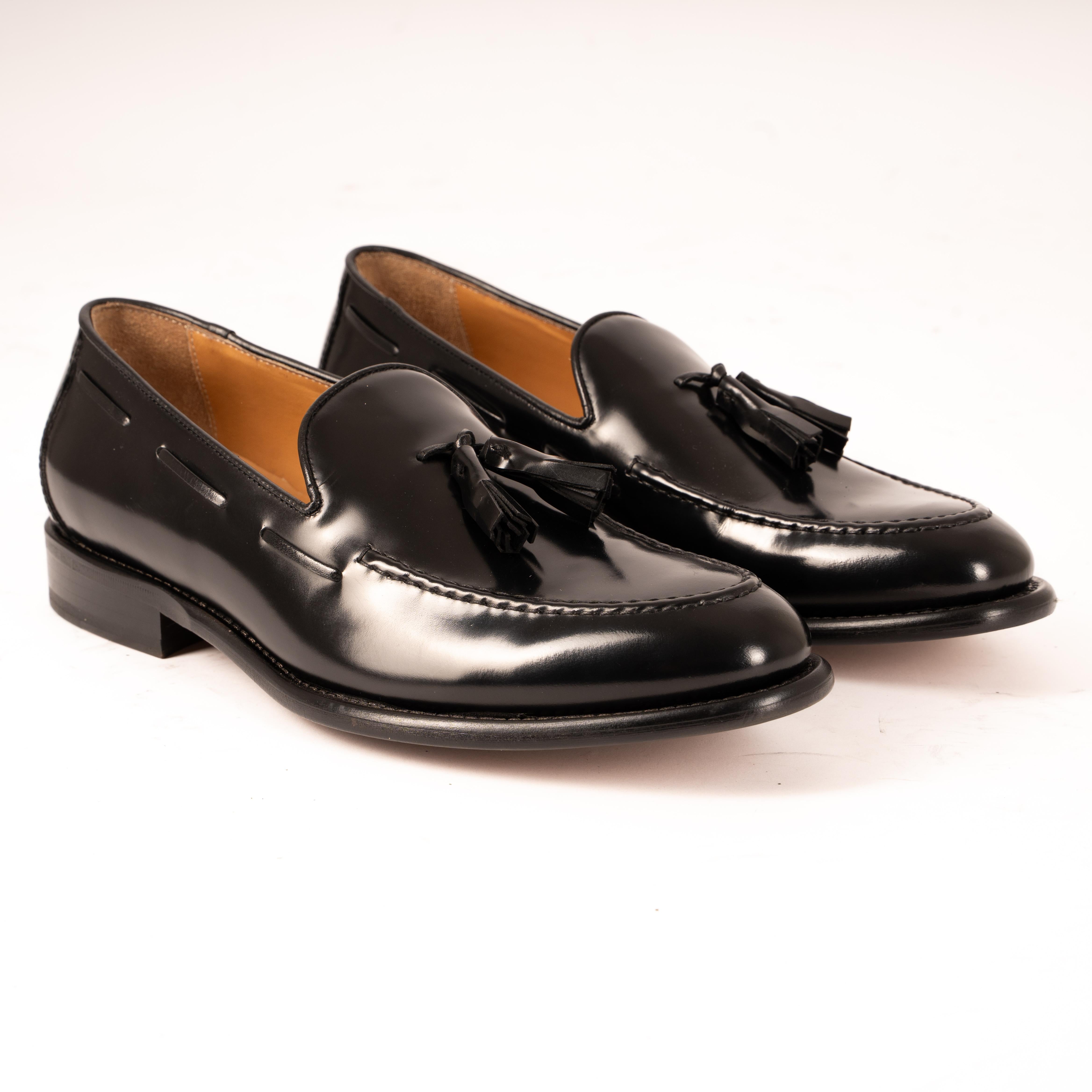 BORMIO  Mocassino Loafer Nero BORMIO -NRO CALZOLERIA TOSCANA 39 