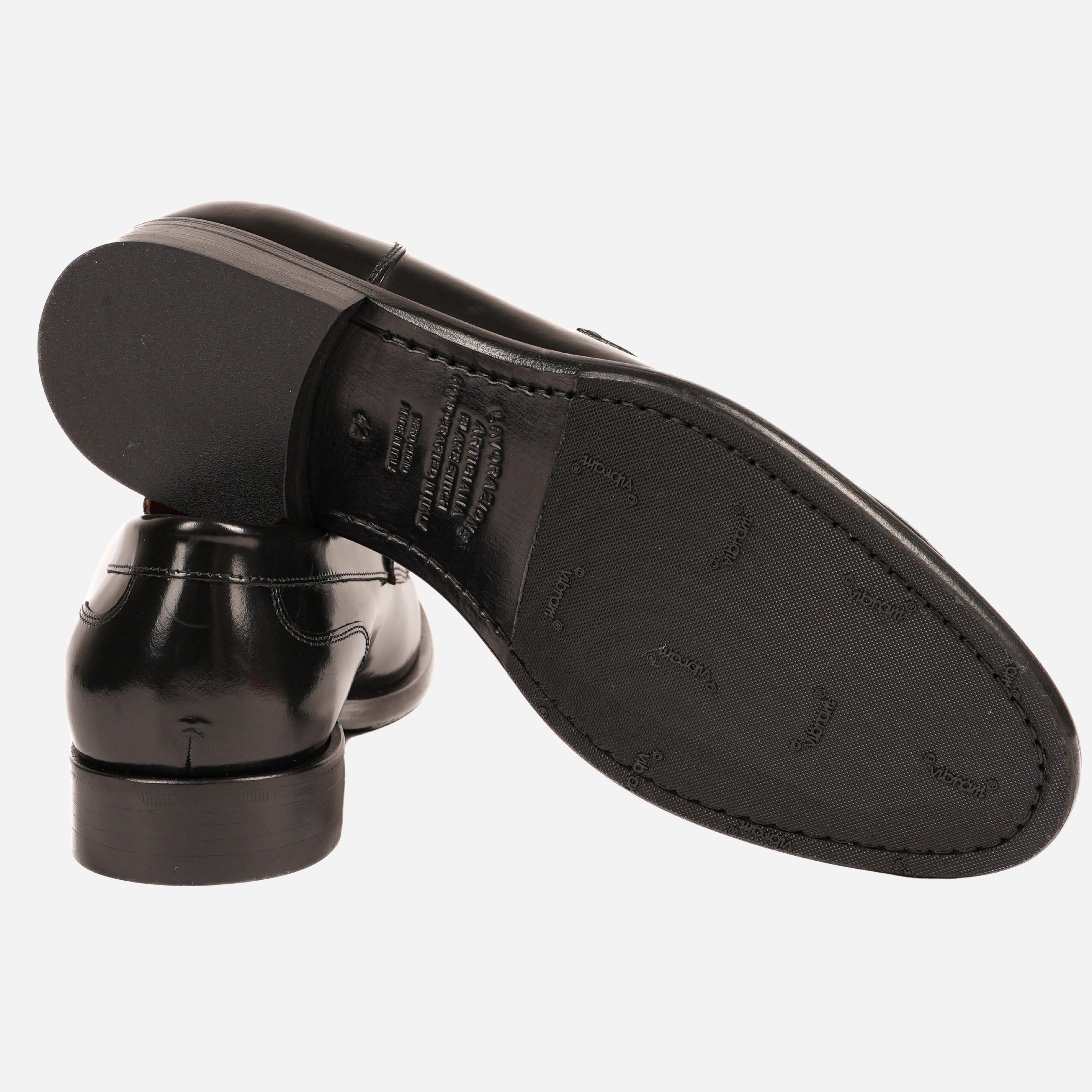 NEIVE  Mocassino Loafer nero NEIVE -ABRNRO CALZOLERIA TOSCANA 39 