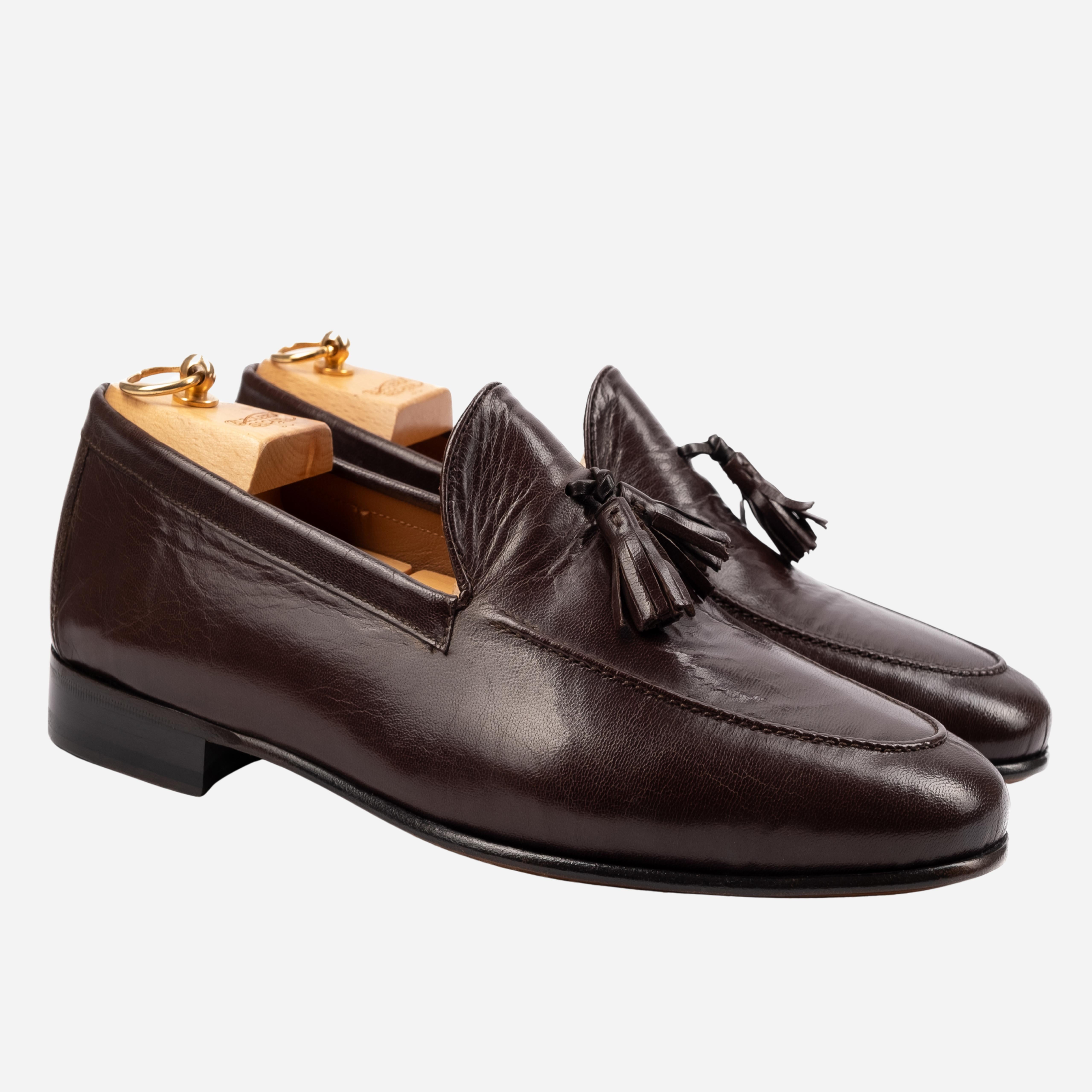 DOMASO  Mocassino Loafer con nappine Testa di Moro DOMASO -TDM CALZOLERIA TOSCANA 39 