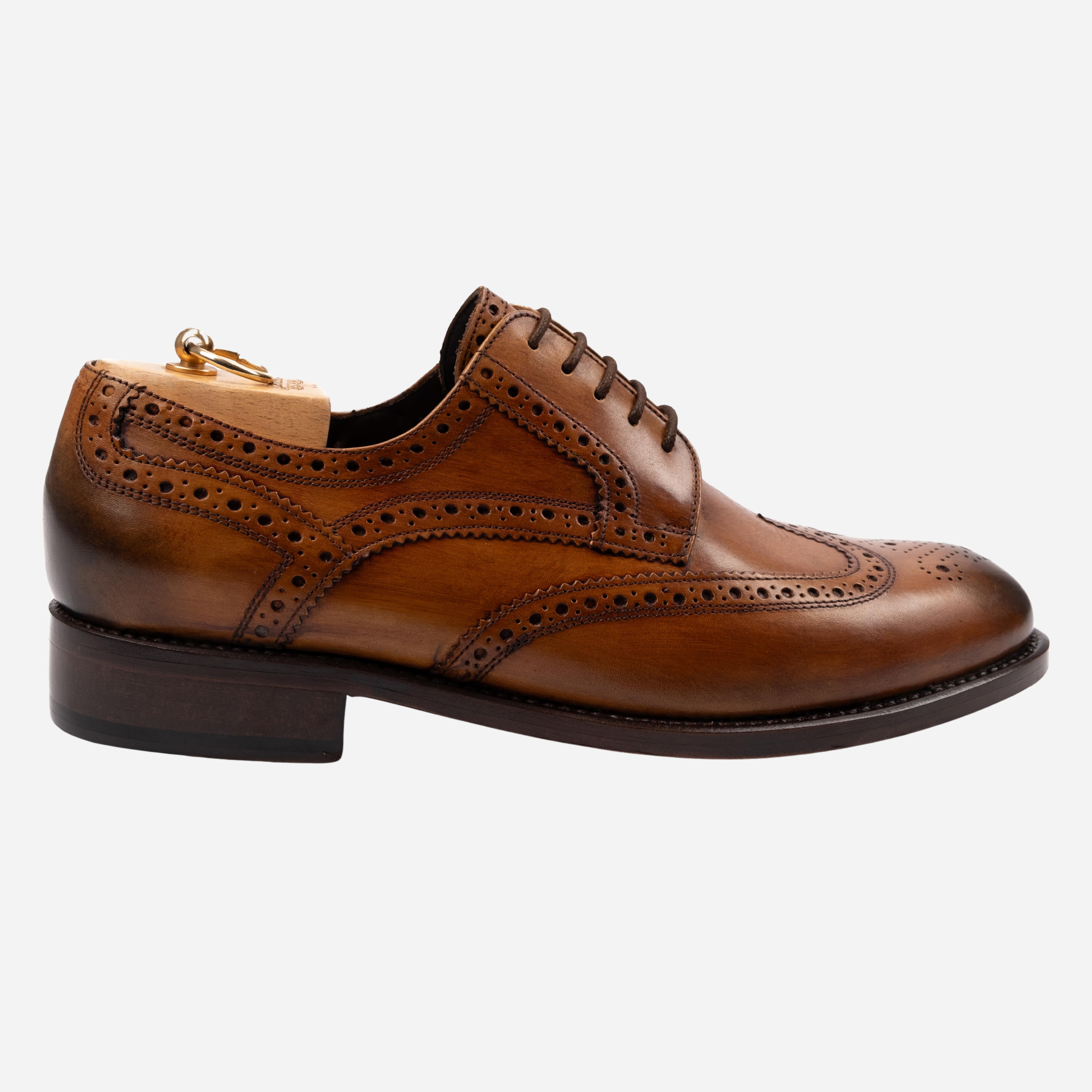 LARI  Derby in Pelle Dark Cammello LARI -DCR CALZOLERIA TOSCANA 39 