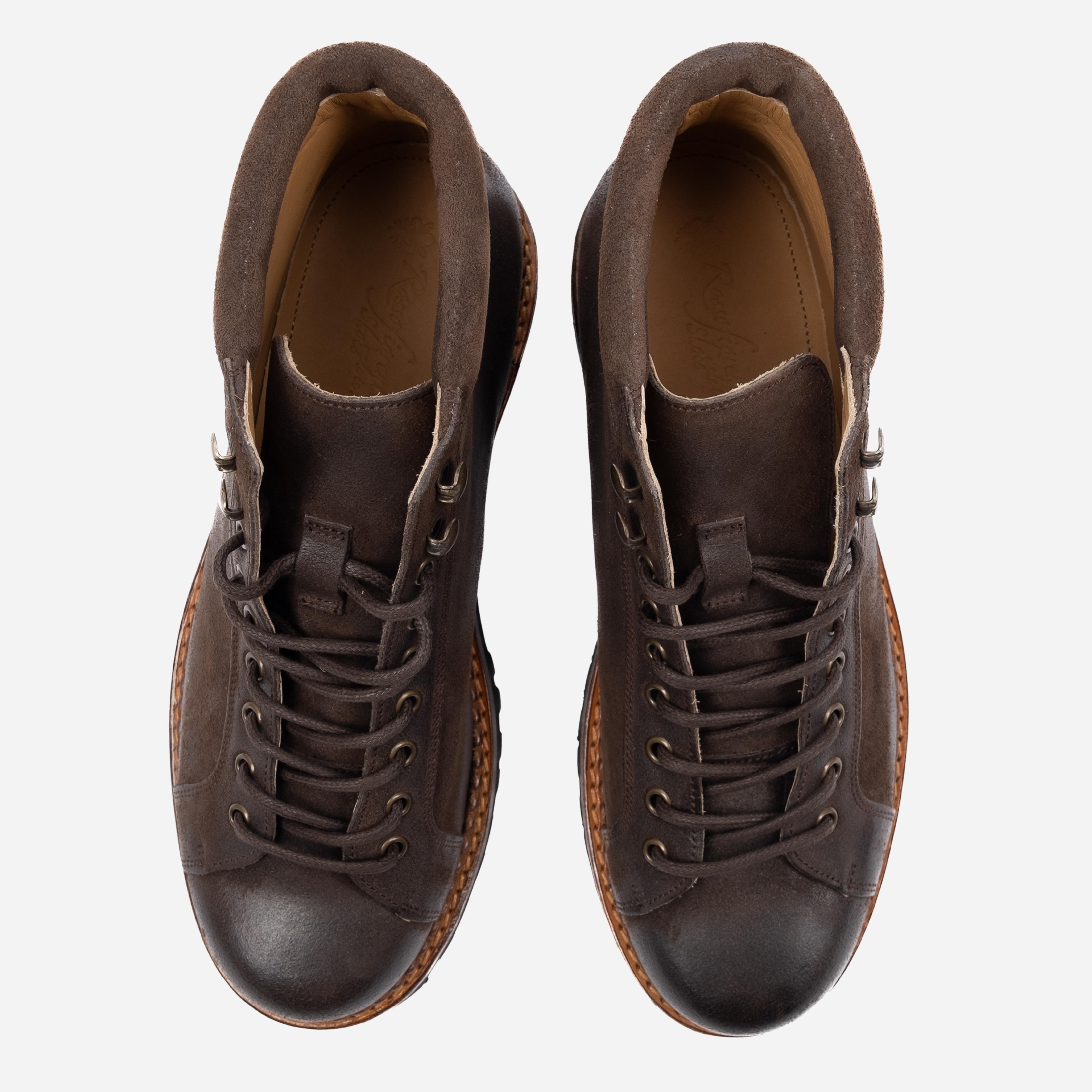 LECCO  Stivaletto Pedula Beige Testa di moro LECCO -TDM ROSSO FIORENTINO 