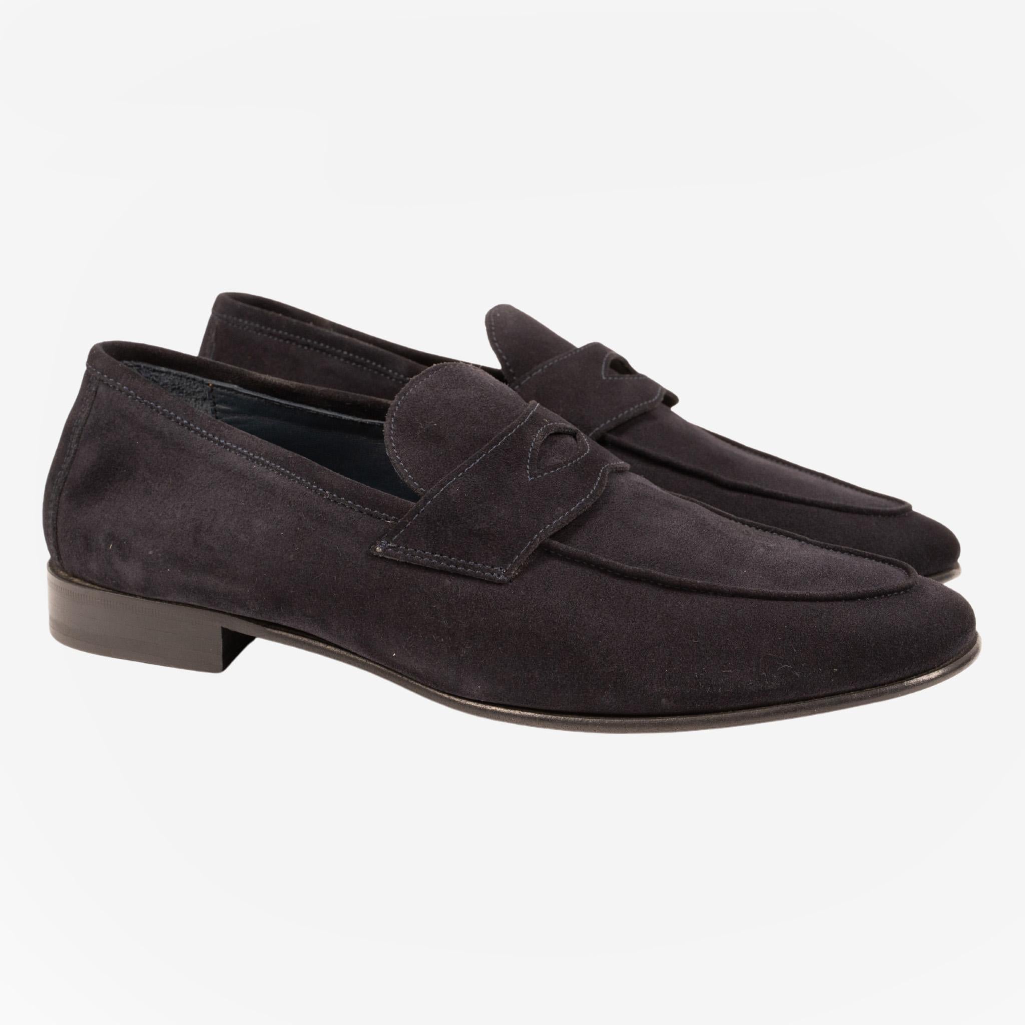 ALMA - Mocassino Loafer blu ALMA -RVSBLU CALZOLERIA TOSCANA 339 