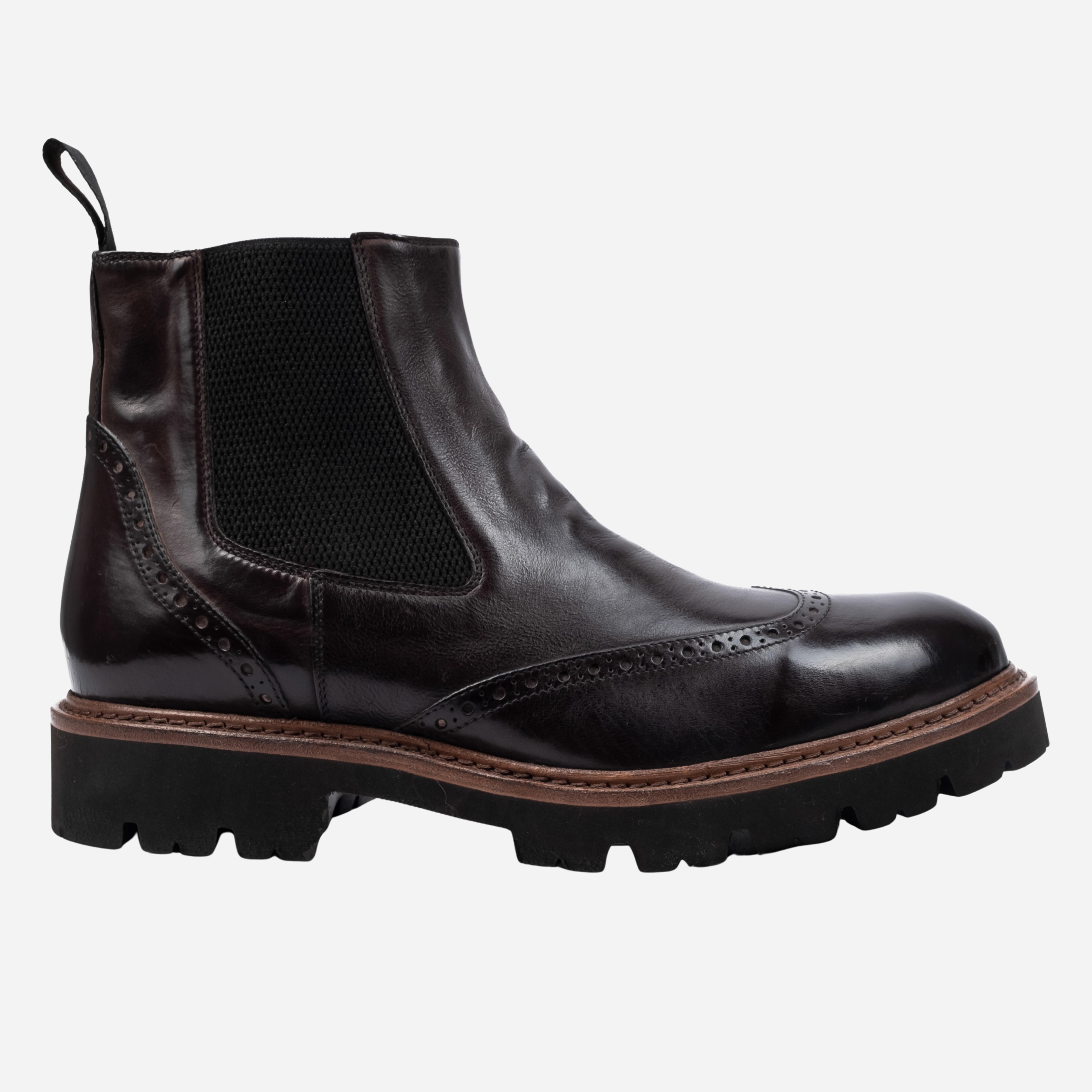 Cameri - Stivaletto Chelsea boot sigaro CAMERI -SGR ROSSO FIORENTINO 