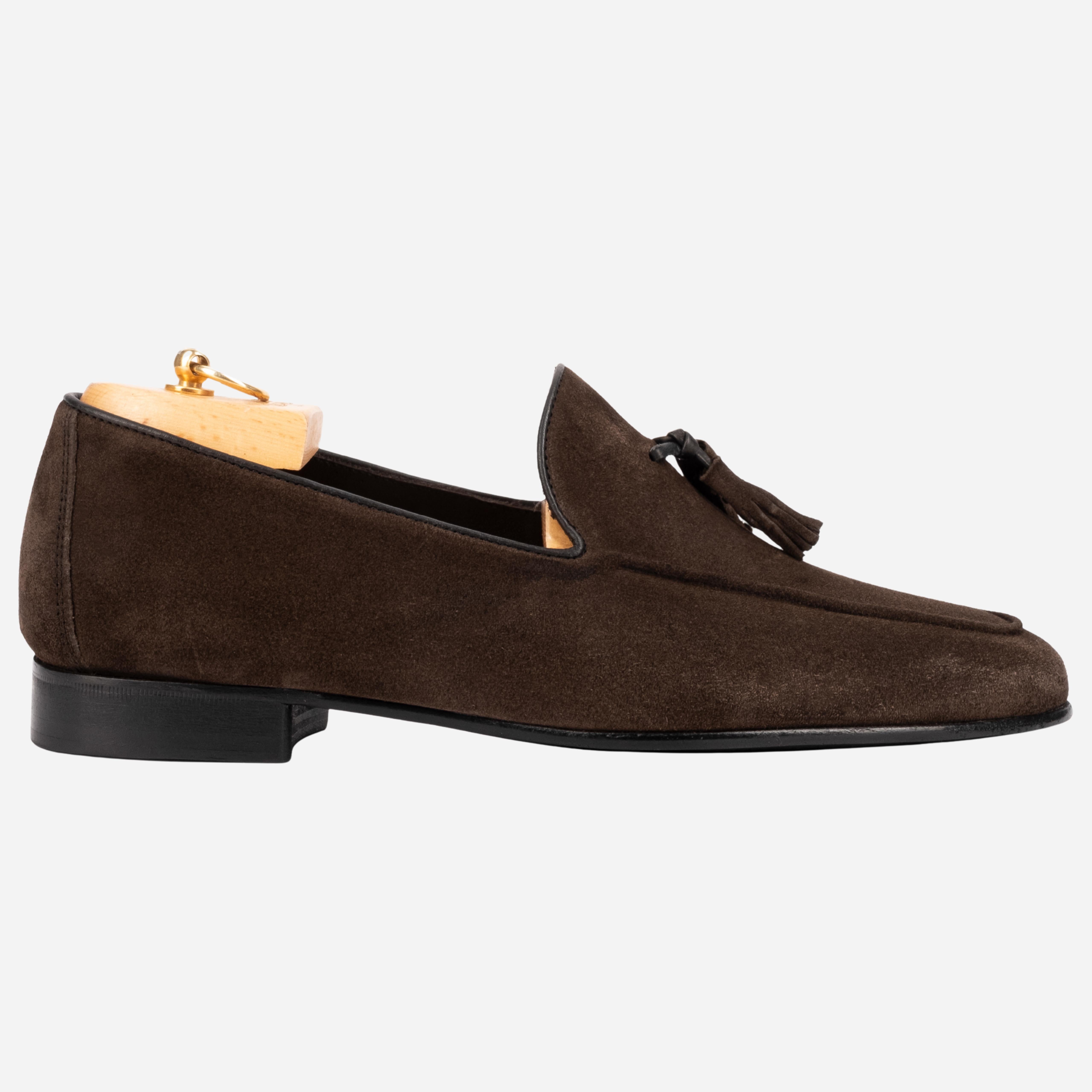 ZOLA  Mocassino Loafer con Nappine Antracite<BR/> ZOLA -RVSANT CALZOLERIA TOSCANA 39 