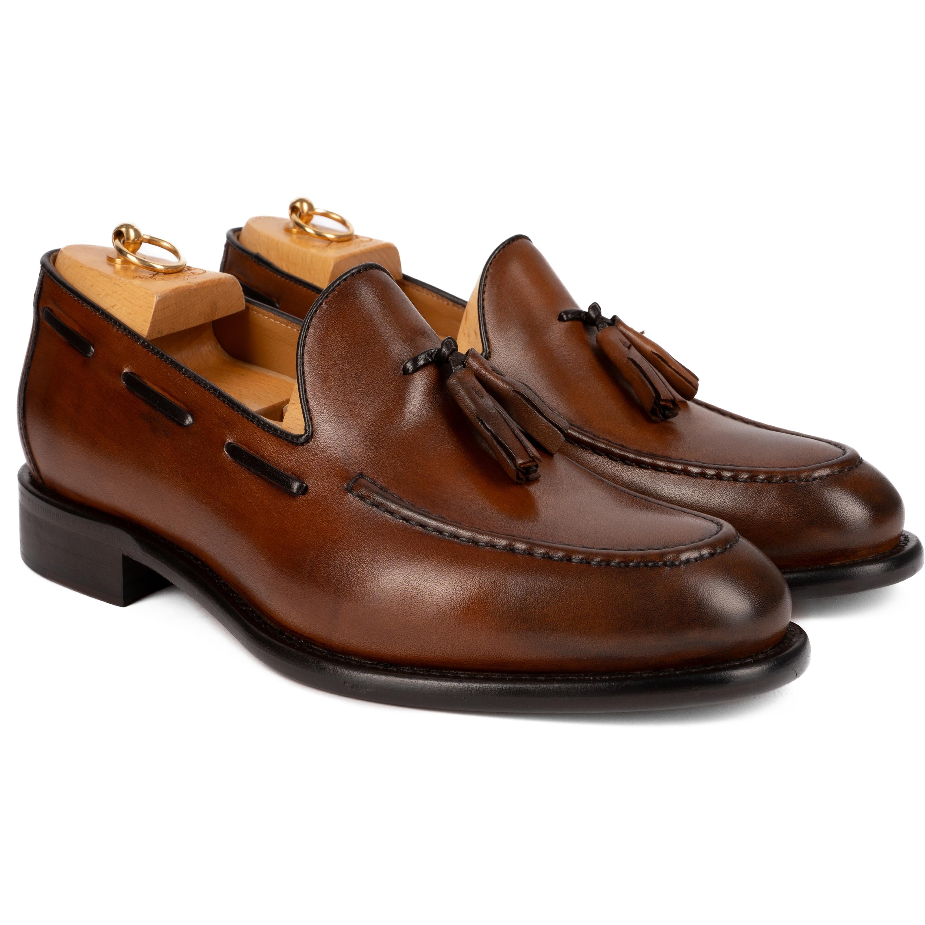 BORMIO  Mocassino Loafer Mogano BORMIO -WSTMGN CALZOLERIA TOSCANA 39 