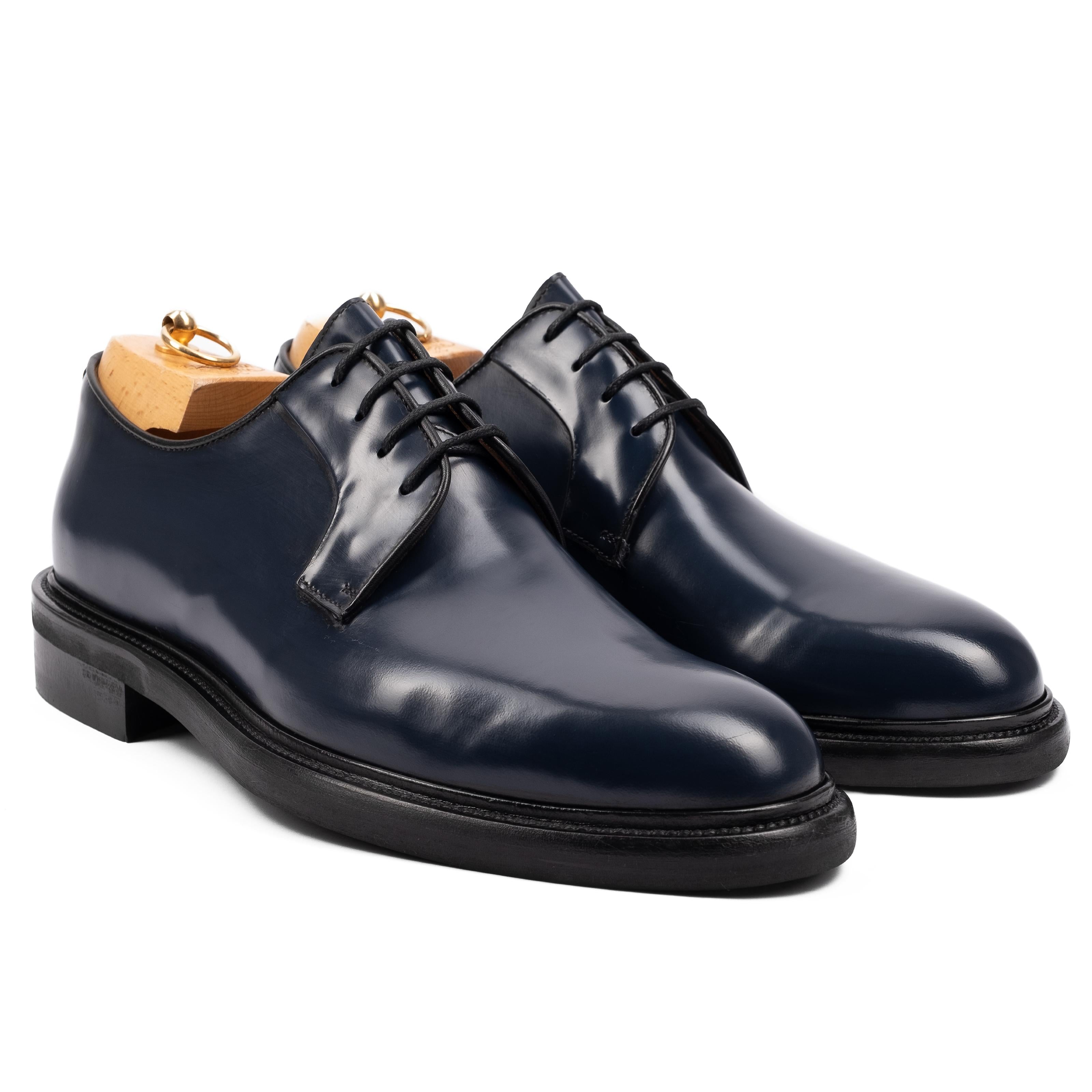 KIMON  Derby in Pelle Liscia Blu KIMON -ABRBLU CALZOLERIA TOSCANA 39 