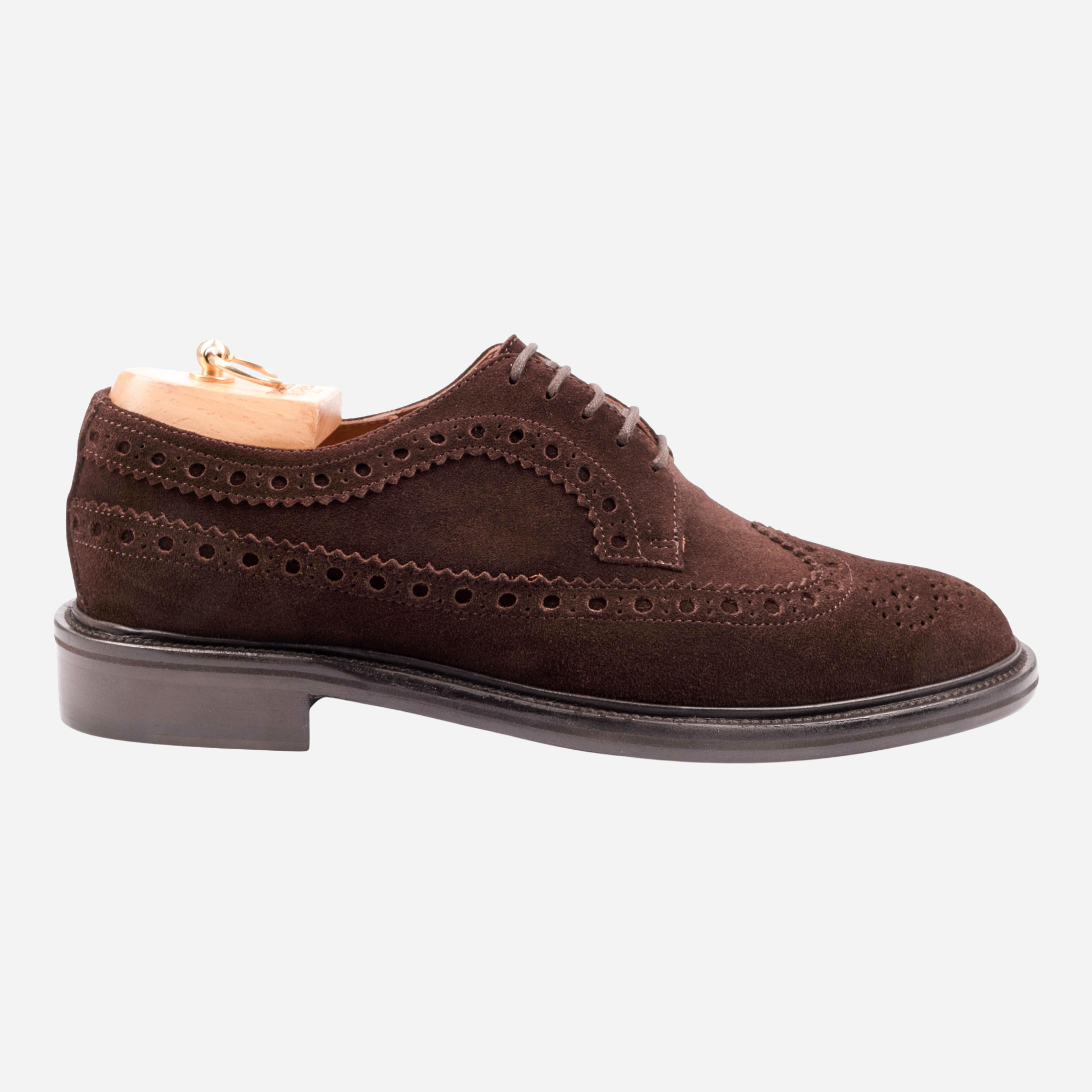BALIOS  Derby scamosciato Cioccolato BALIOS -RVSCCC CALZOLERIA TOSCANA 39 