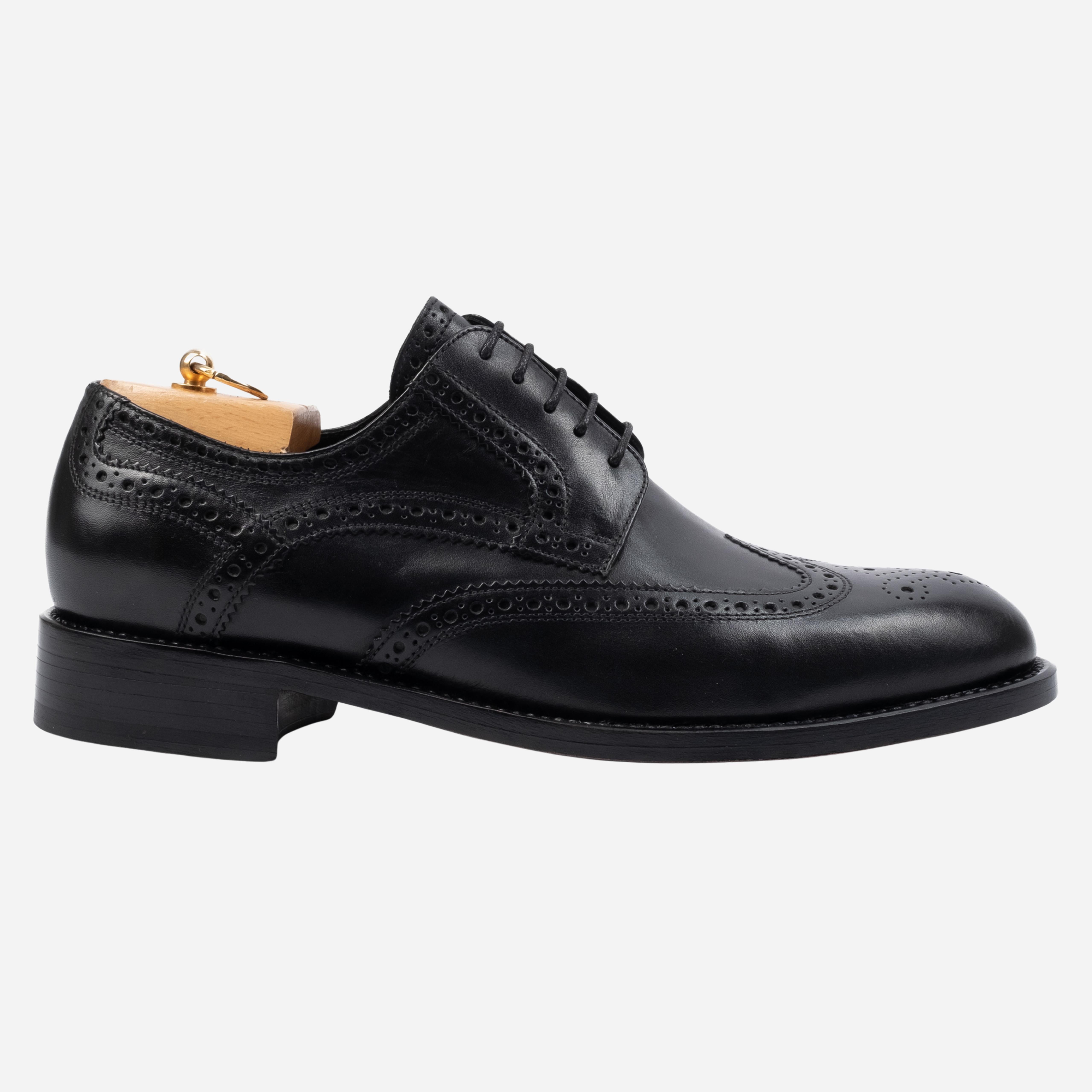 LARI  Derby in Pelle Dark Nero LARI -NRO CALZOLERIA TOSCANA 319 