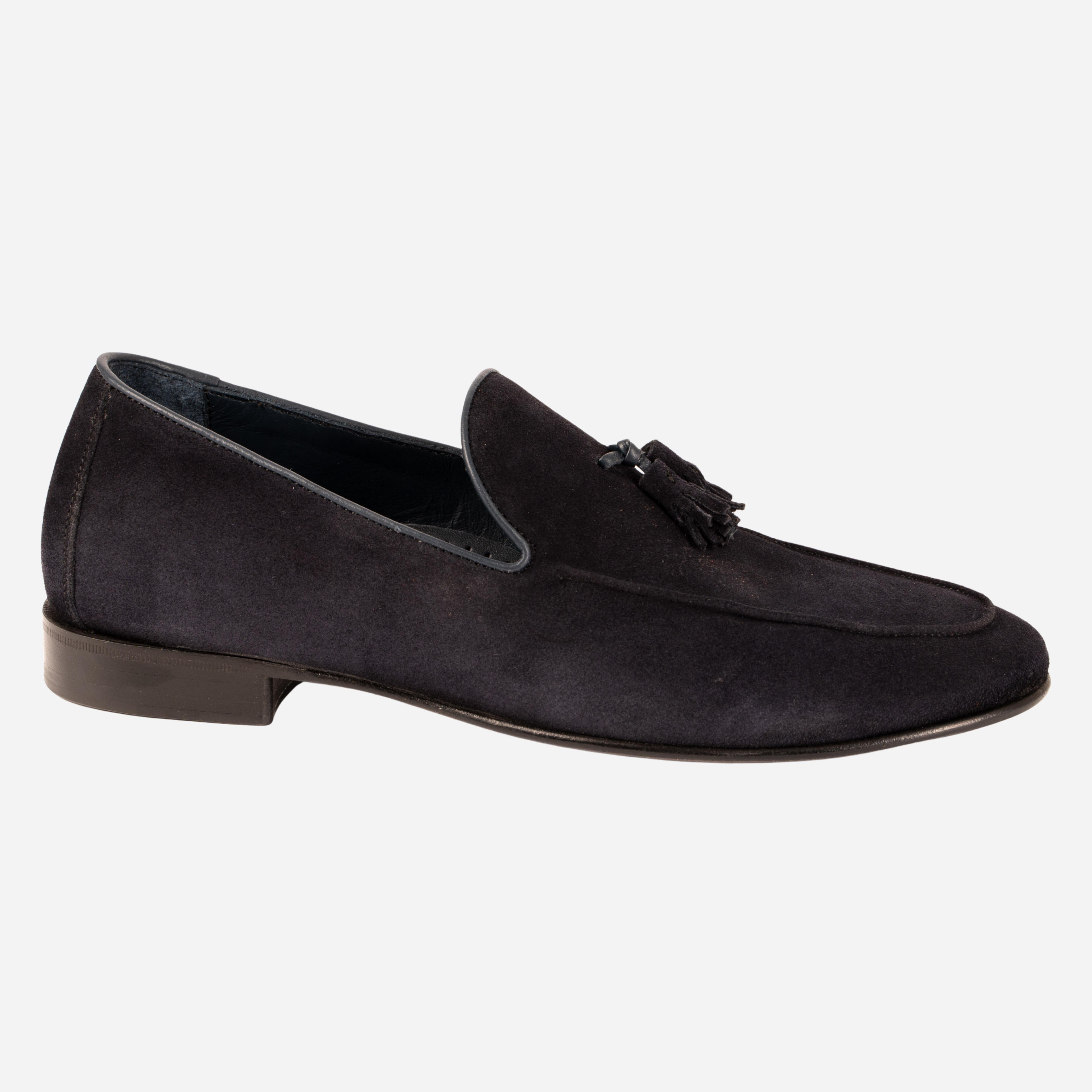 ZOLA  Mocassino Loafer con Nappine Blu ZOLA -RVSBLU CALZOLERIA TOSCANA 39 