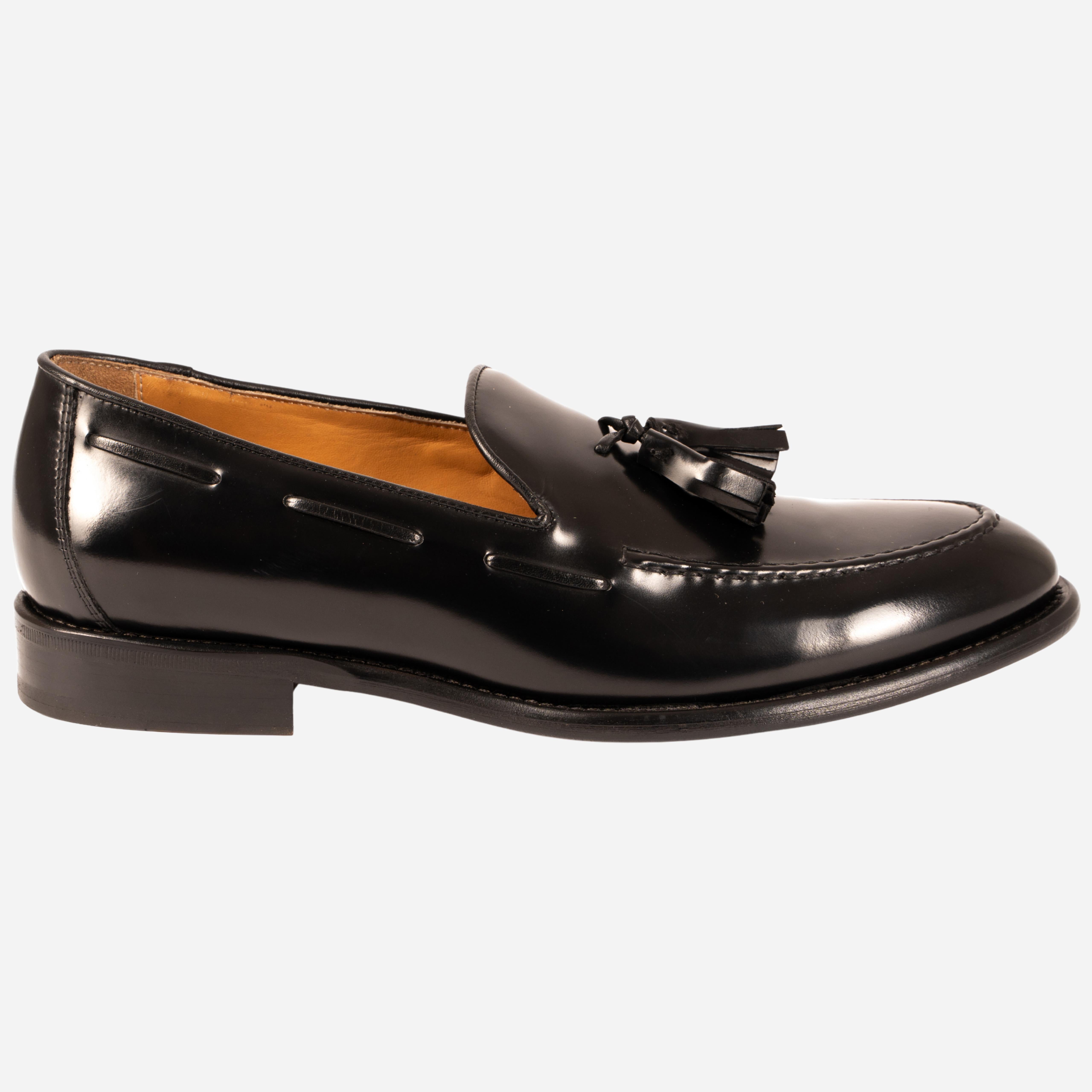 BORMIO  Mocassino Loafer Nero BORMIO -NRO CALZOLERIA TOSCANA 39 