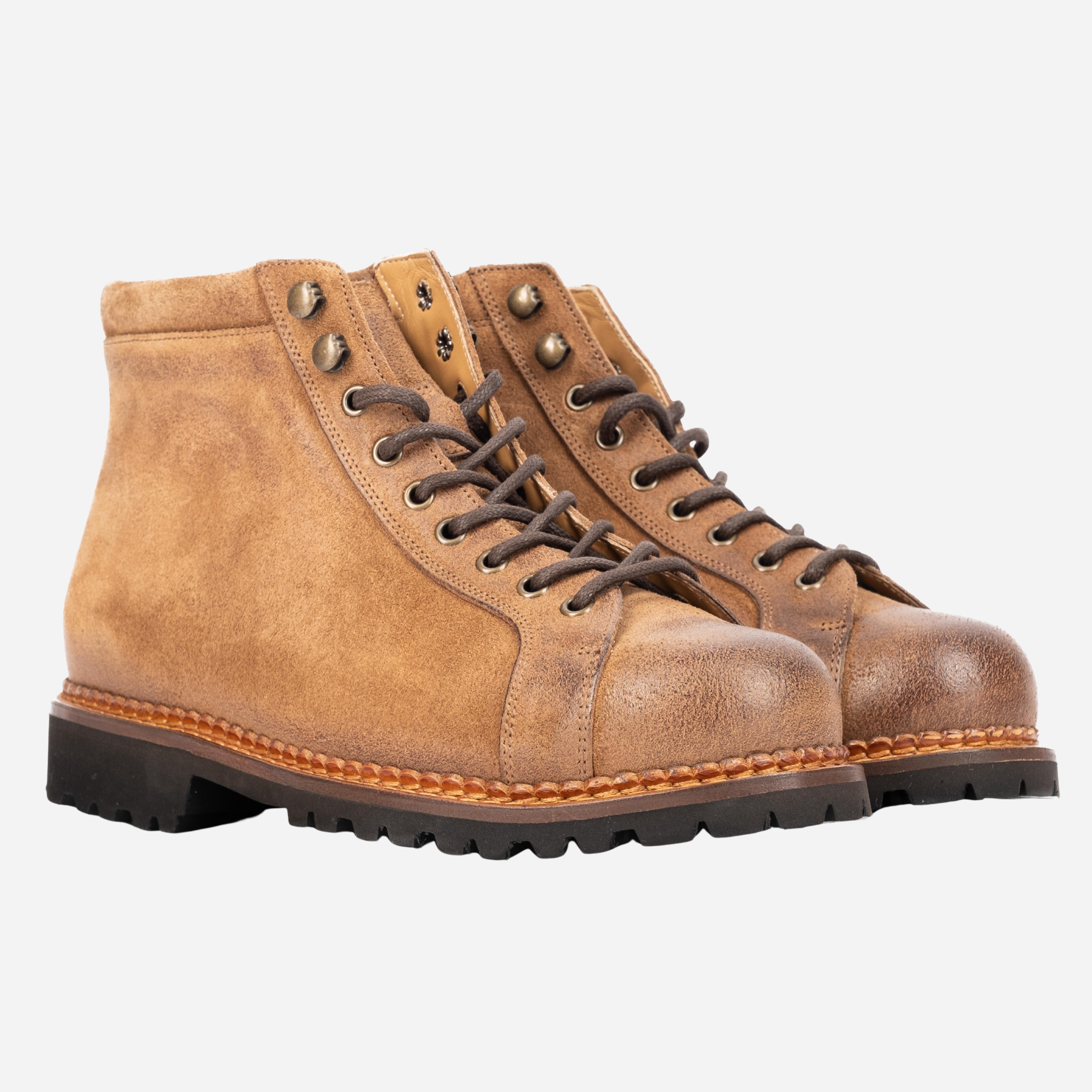 LECCO  Stivaletto Pedula Beige Canguro LECCO -CNG ROSSO FIORENTINO 