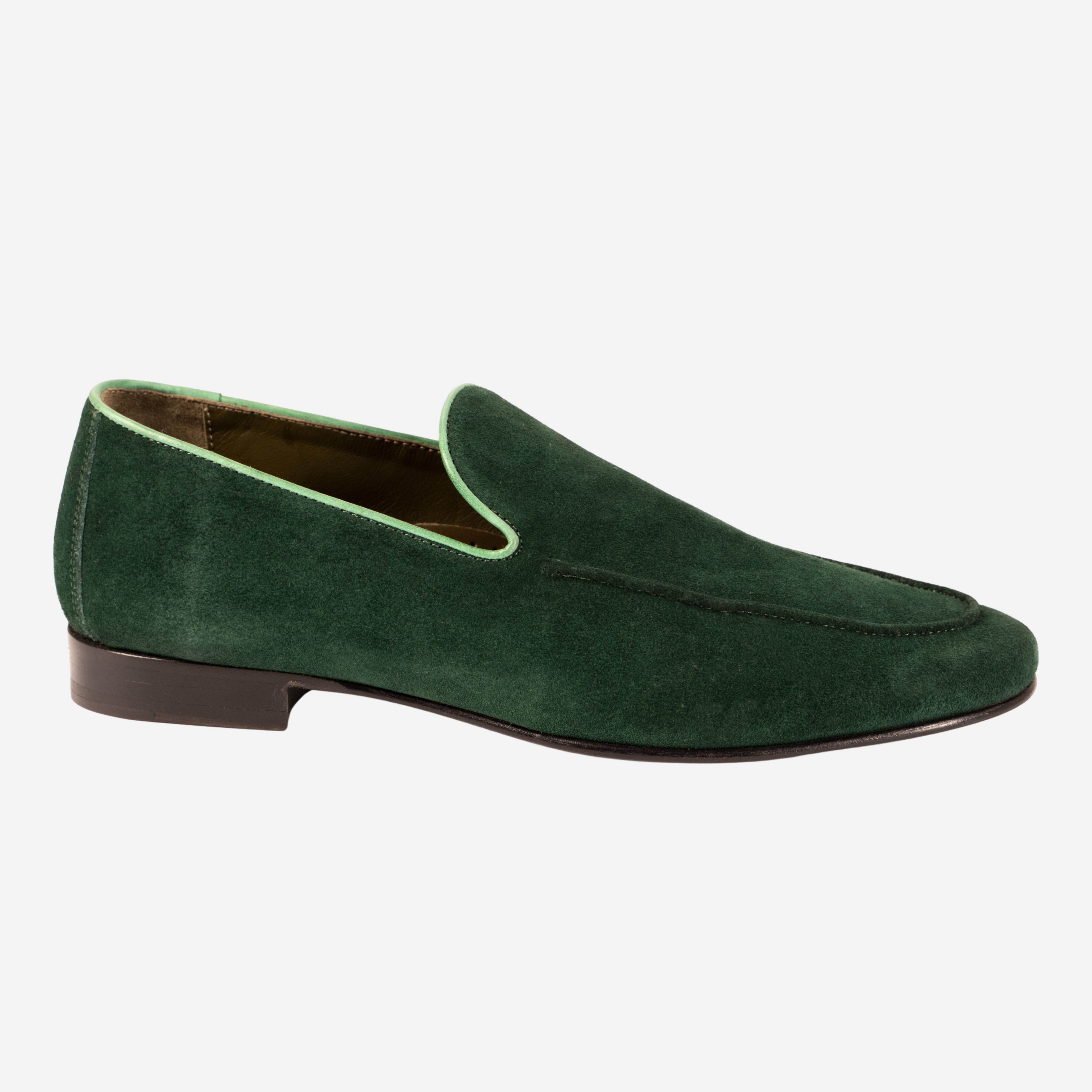 MORGAN  Mocassino Loafers Verde Giungla MORGAN -RVSGNG CALZOLERIA TOSCANA 39 