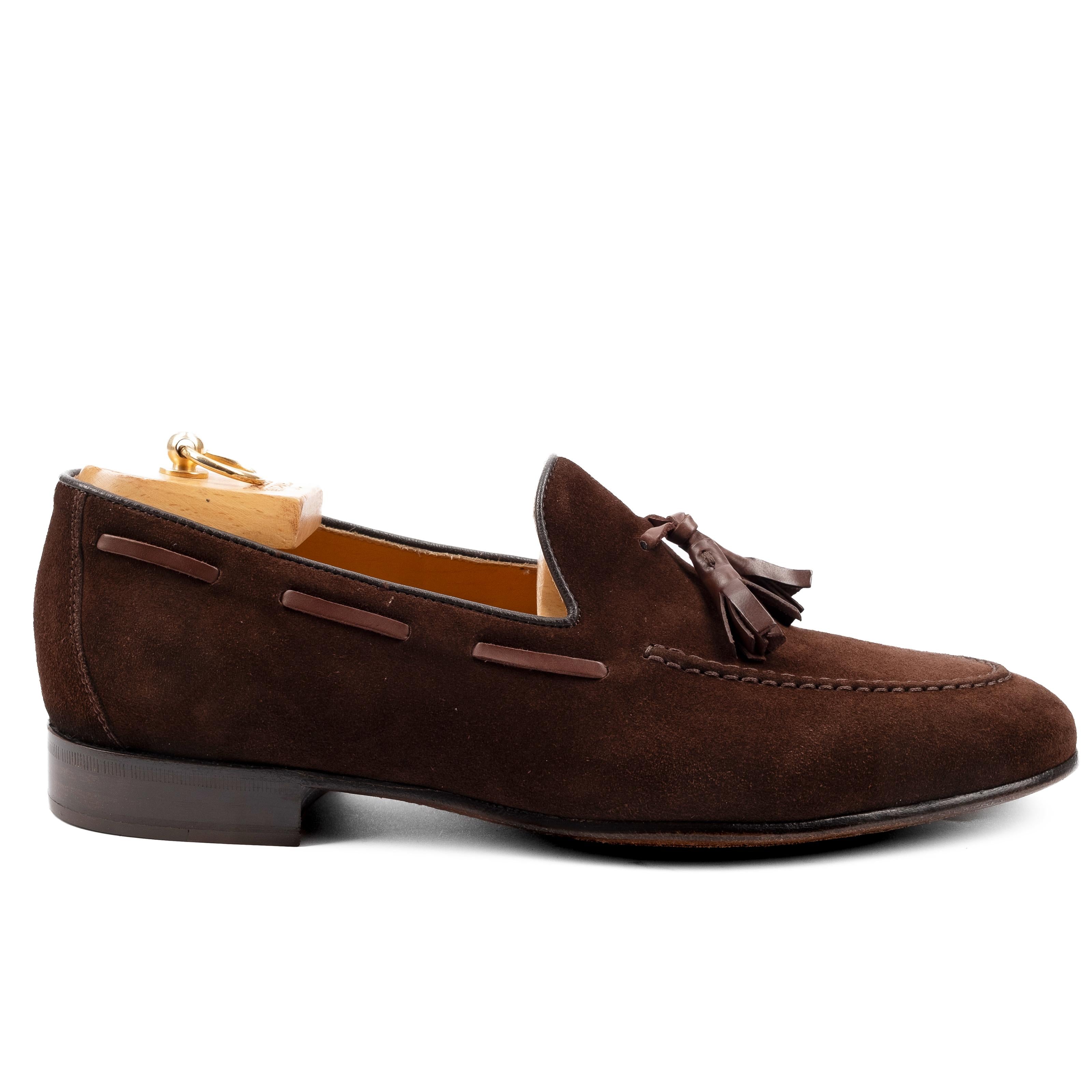 LAION  Mocassino Loafer con Nappine Cioccolato LAION -CCCTDM CALZOLERIA TOSCANA 39 