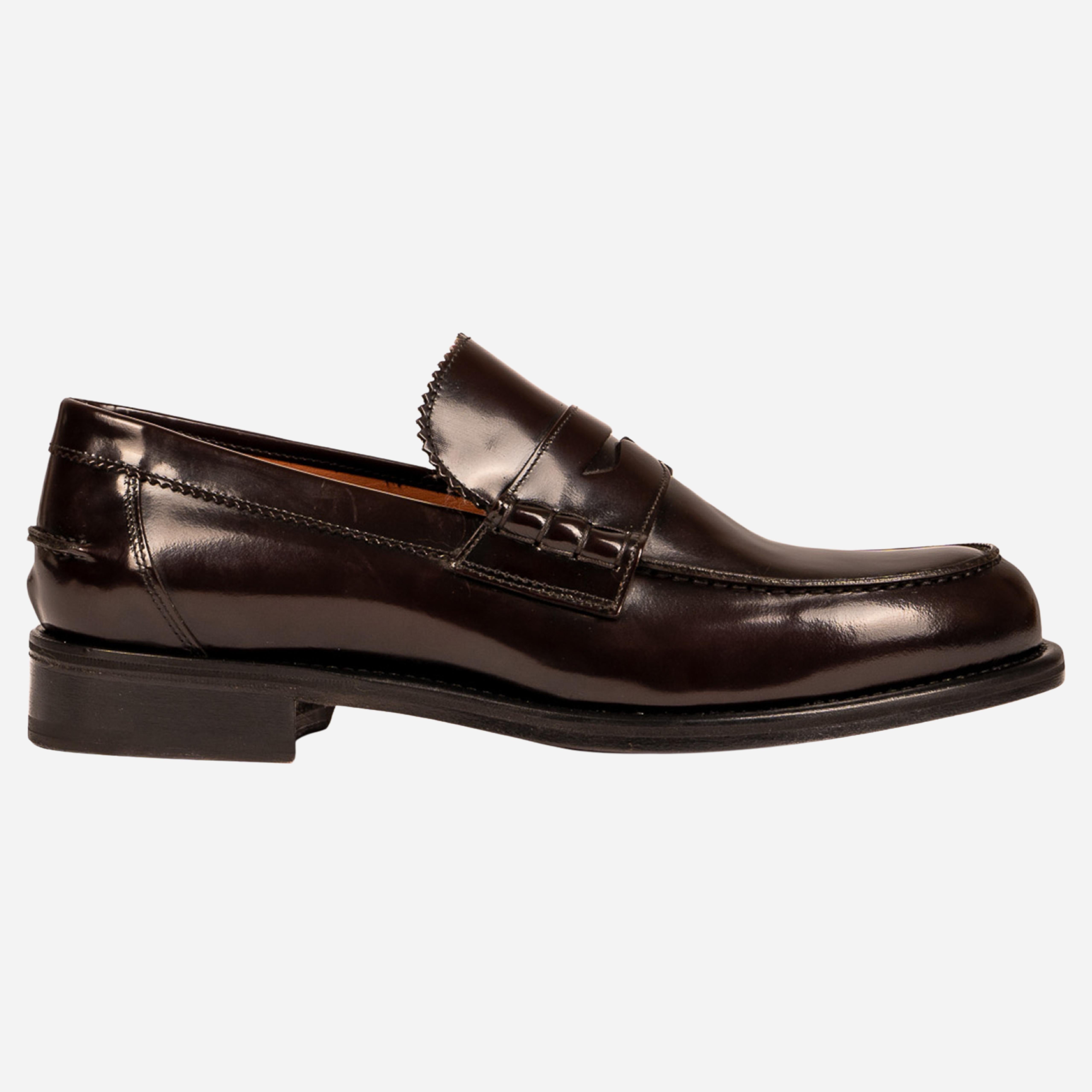 TRES  Mocassino Loafer Bordeaux<BR/> TRES -CRDBRD CALZOLERIA TOSCANA 39 
