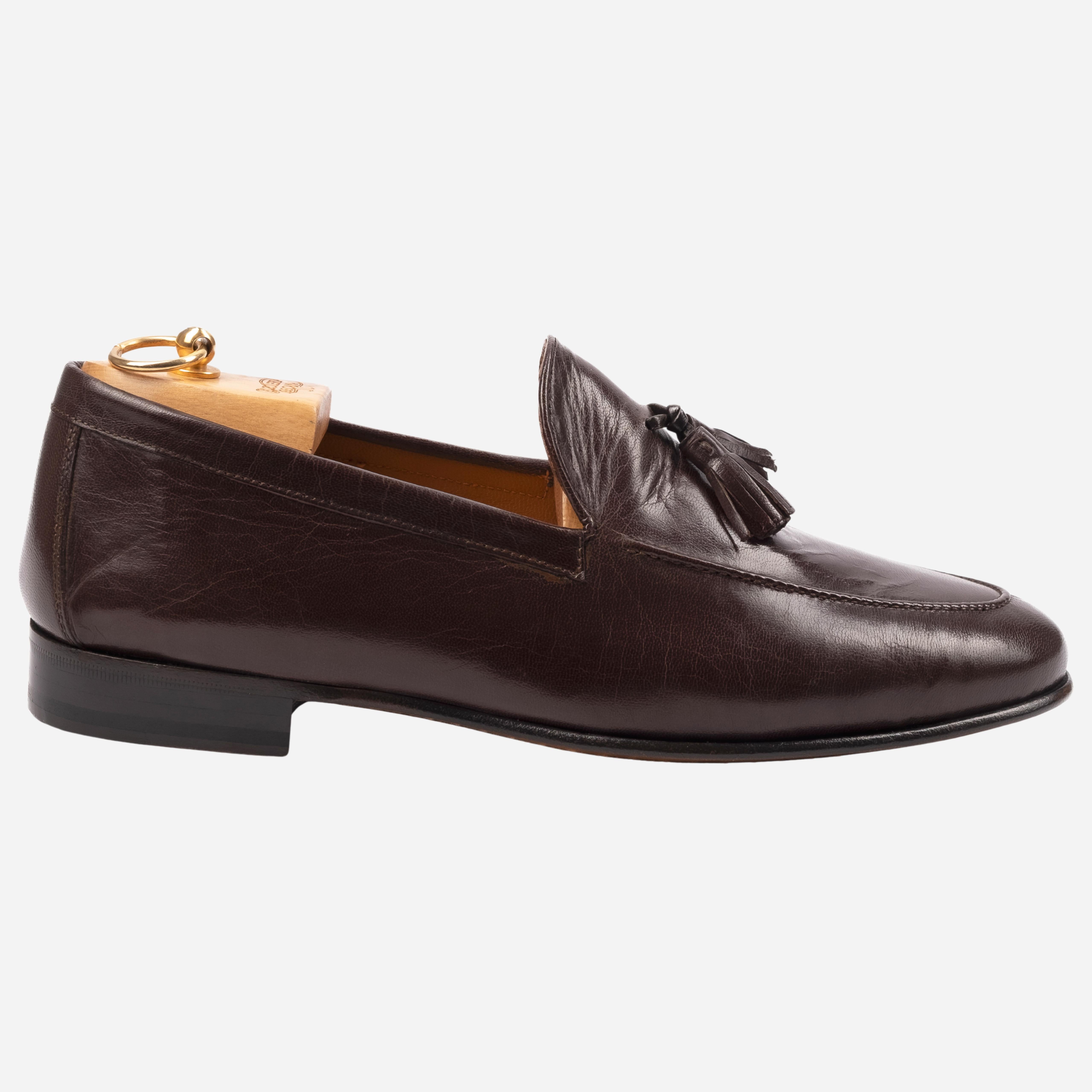 DOMASO  Mocassino Loafer con nappine Testa di Moro DOMASO -TDM CALZOLERIA TOSCANA 39 