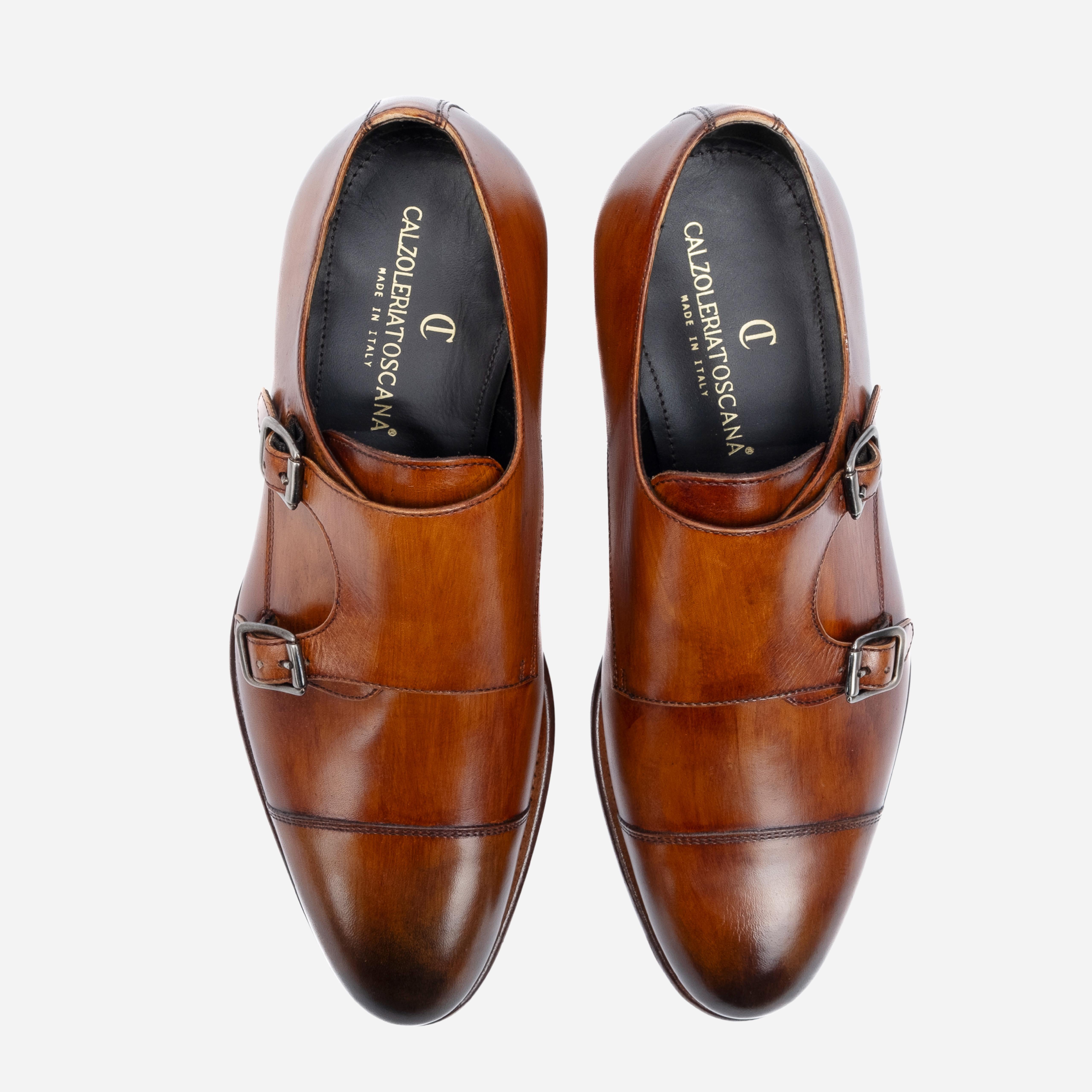 Asolo - Derby a doppia fibbia Dark Caramello ASOLO -DCR CALZOLERIA TOSCANA 339 