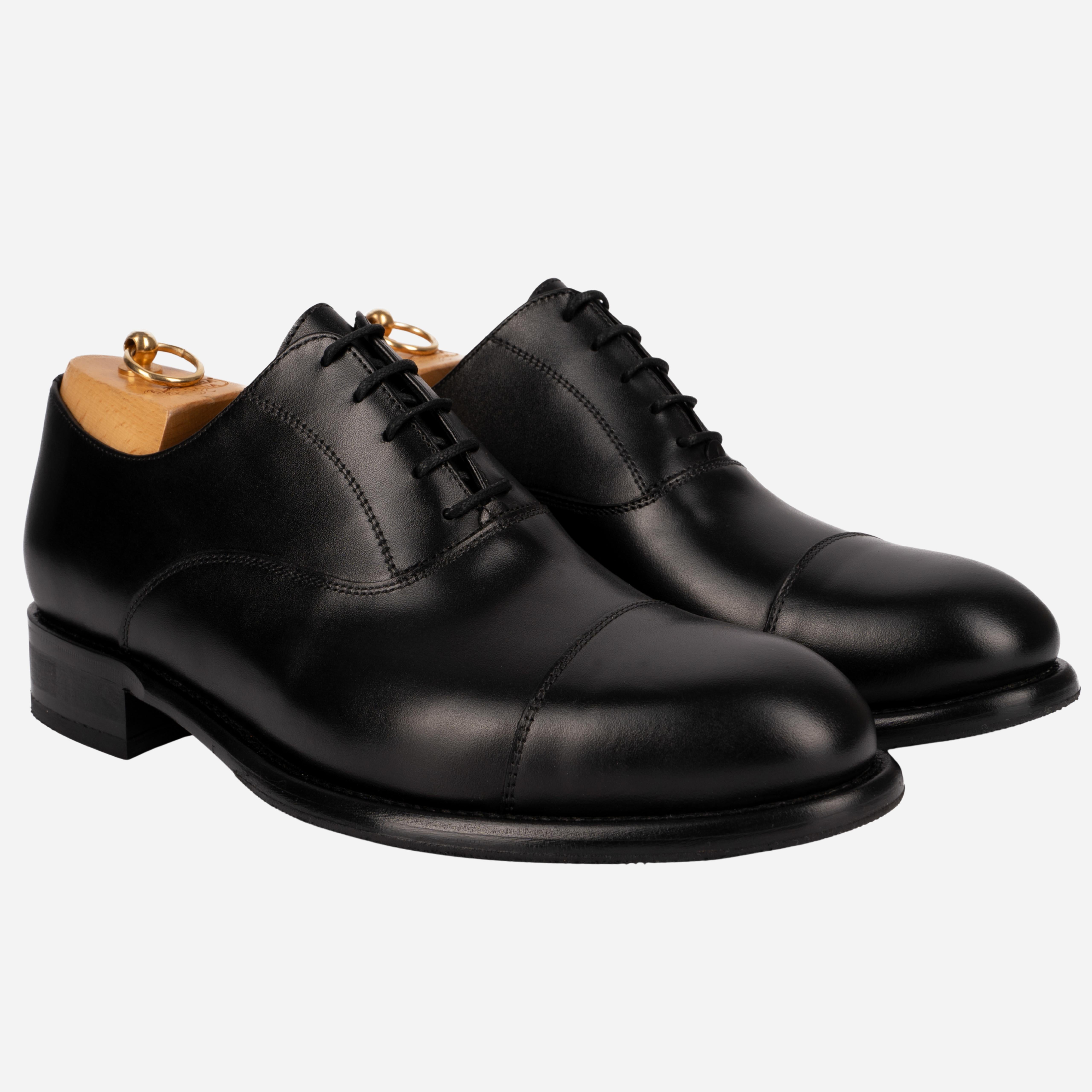 DOZZA  Francesina Stringata Nera DOZZA -WSTNRO CALZOLERIA TOSCANA 39 