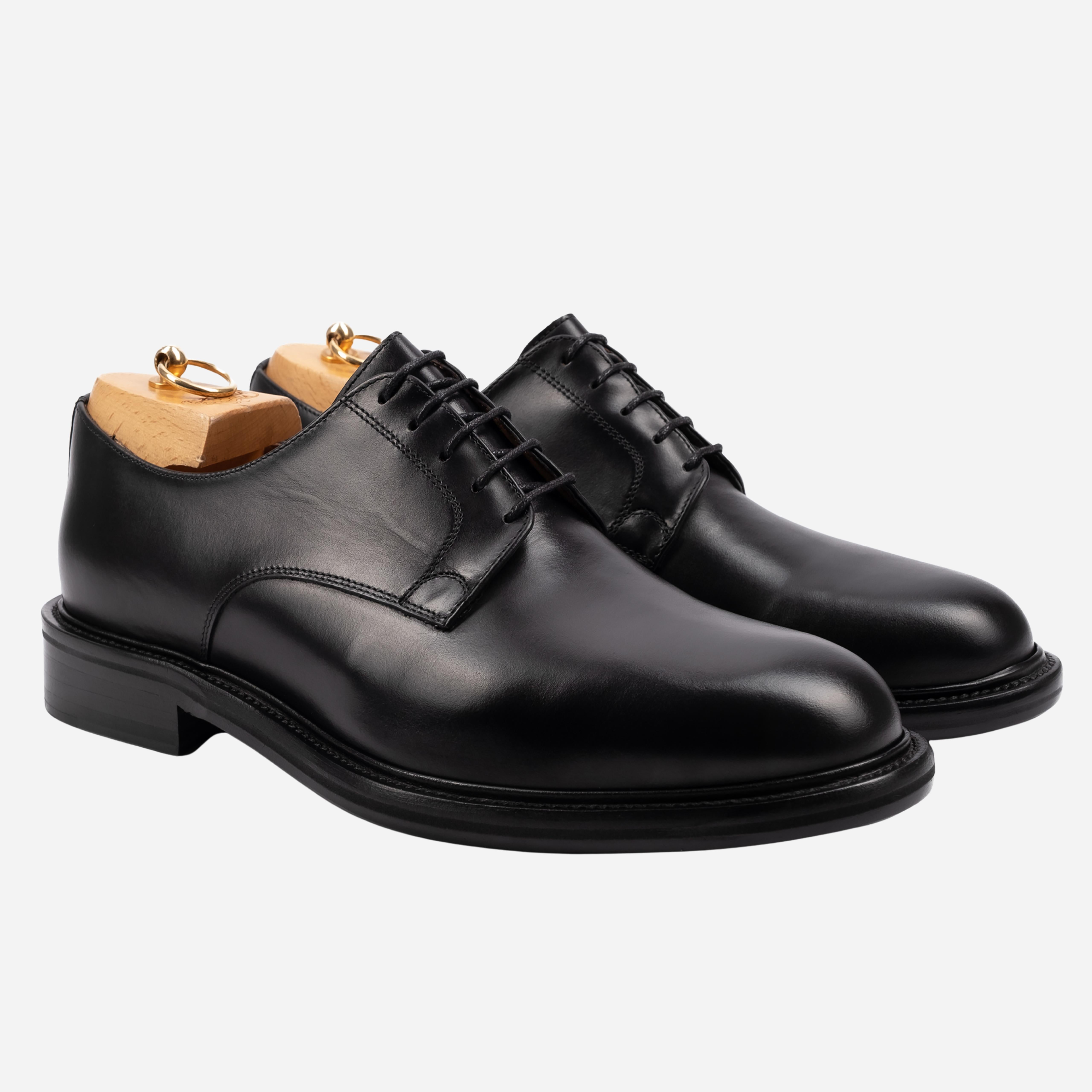 MIDAS  Derby in Pelle Martellata nero MIDAS -WSTNRO CALZOLERIA TOSCANA 39 