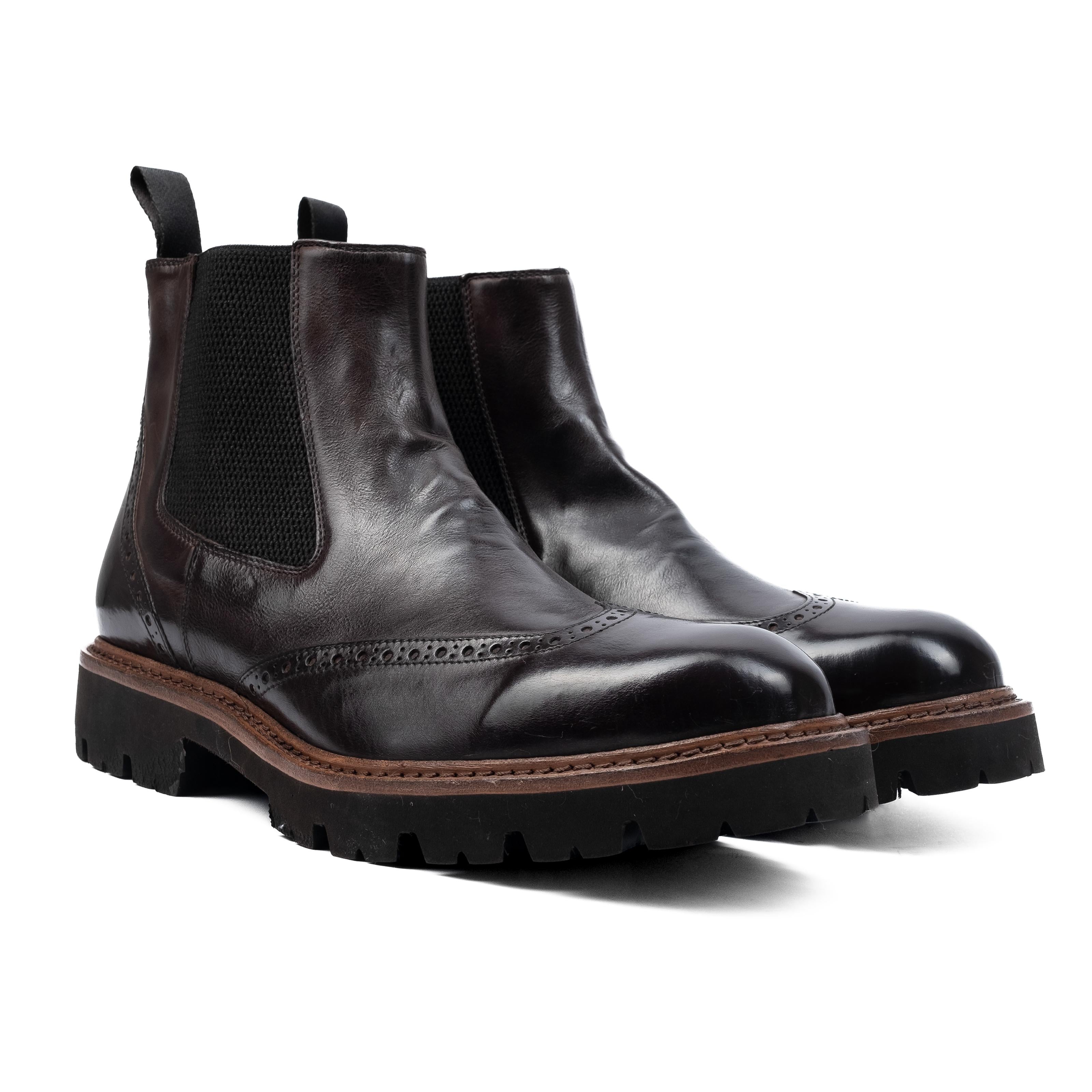 Cameri - Stivaletto Chelsea boot sigaro CAMERI -SGR ROSSO FIORENTINO 