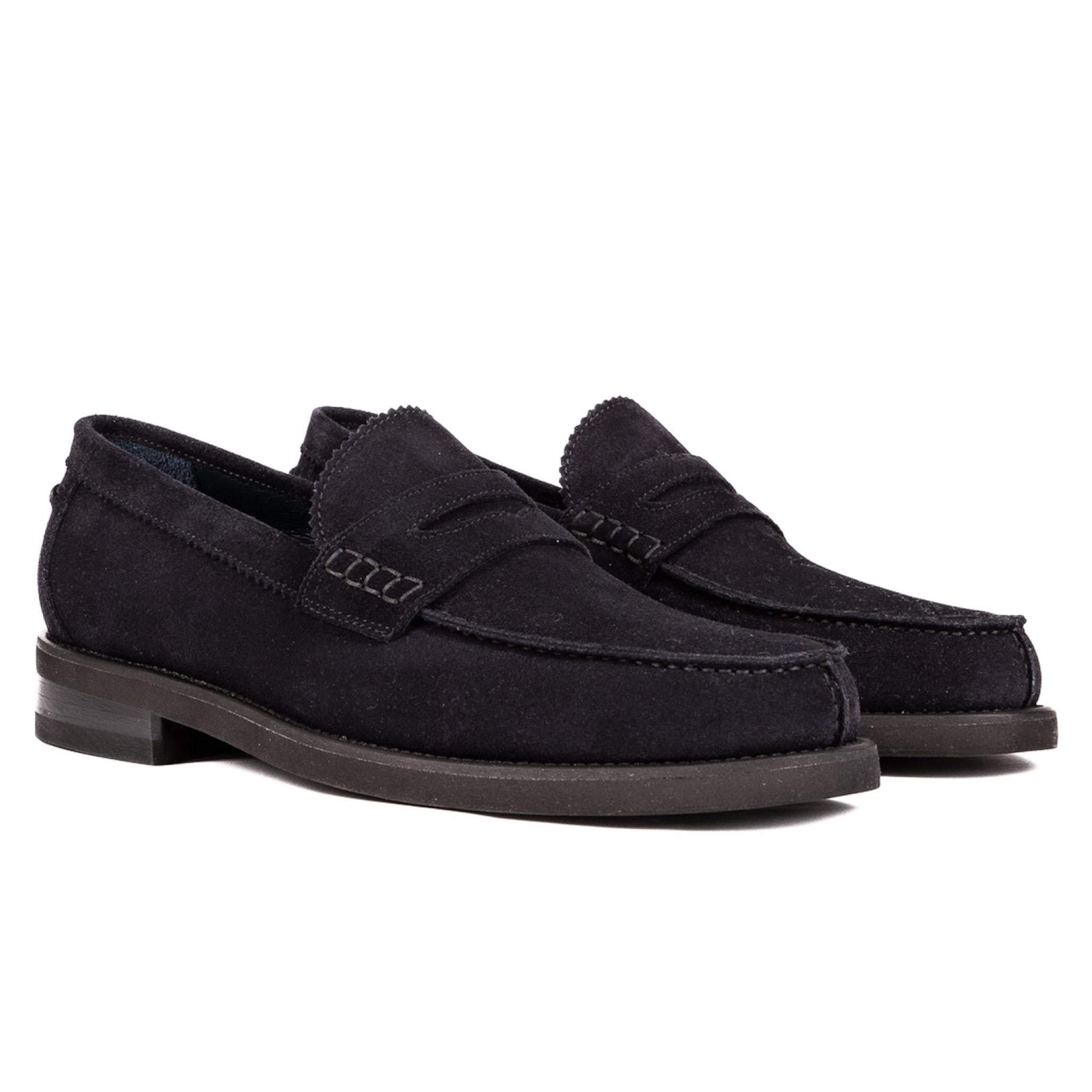 ZEVIO  Mocassino Loafer Blu<BR/> ZEVIO -RVSBLU CALZOLERIA TOSCANA 39 