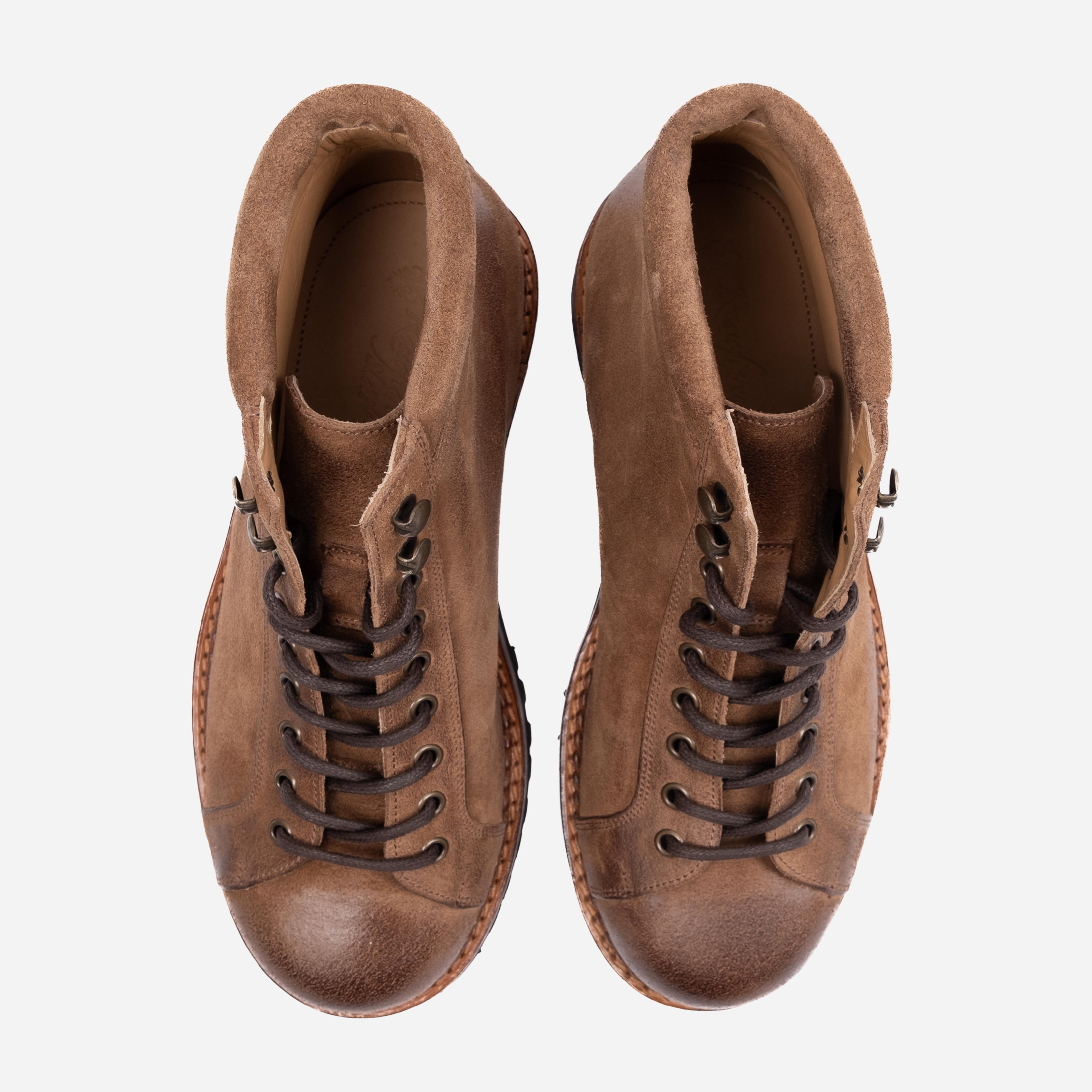 LECCO  Stivaletto Pedula Beige Canguro LECCO -CNG ROSSO FIORENTINO 