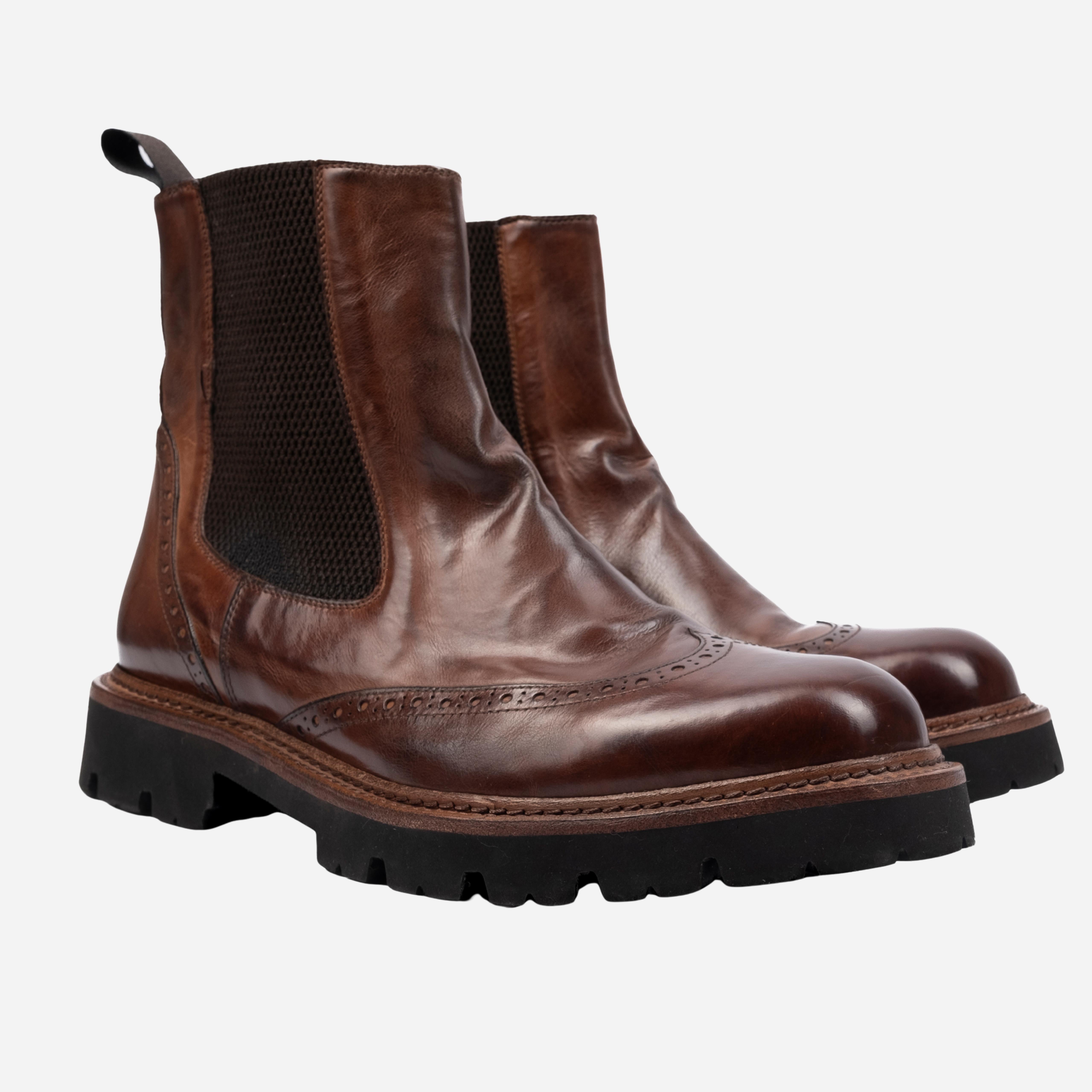 Cameri - Stivaletto Chelsea boot marrone CAMERI -MRR ROSSO FIORENTINO 