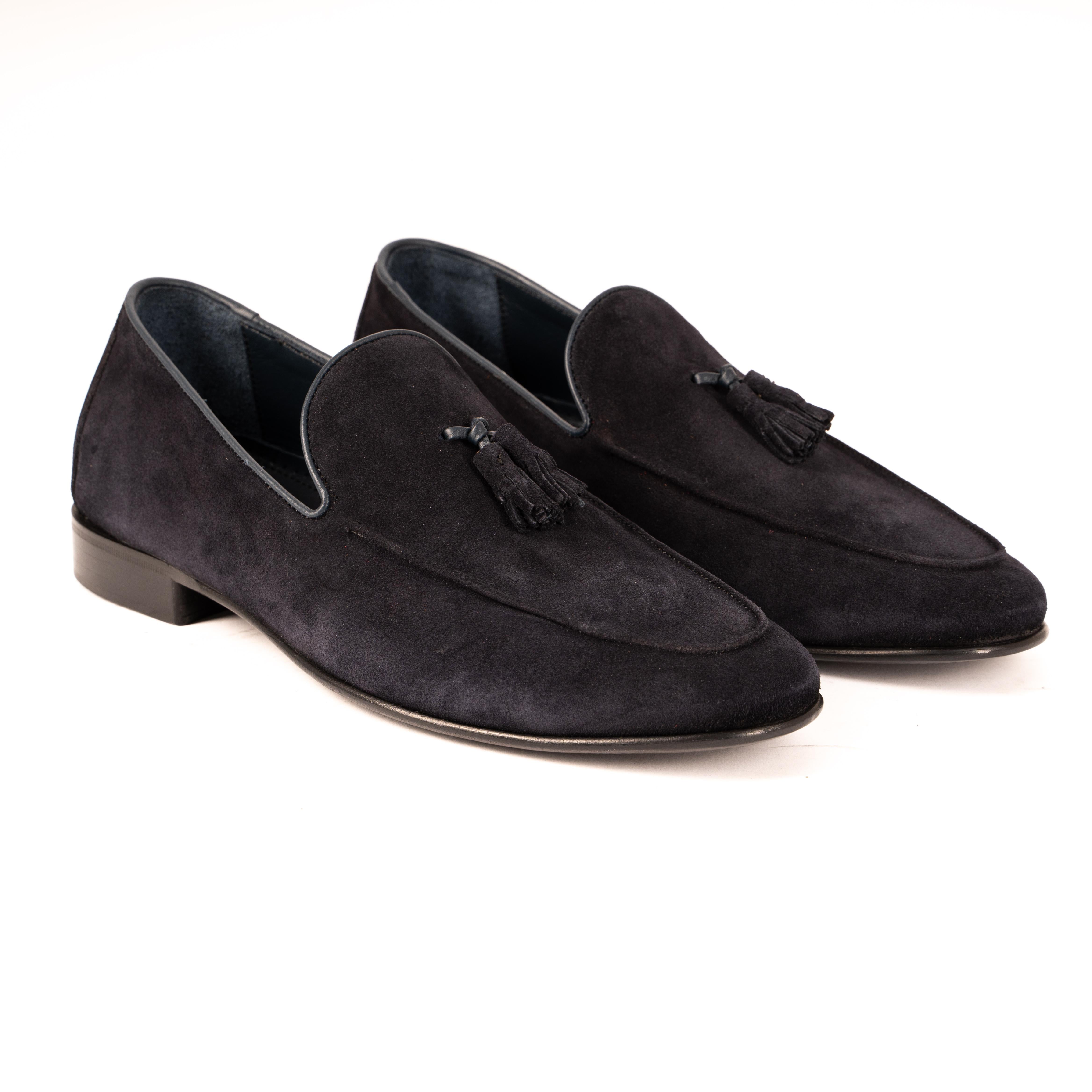 ZOLA  Mocassino Loafer con Nappine Blu ZOLA -RVSBLU CALZOLERIA TOSCANA 39 